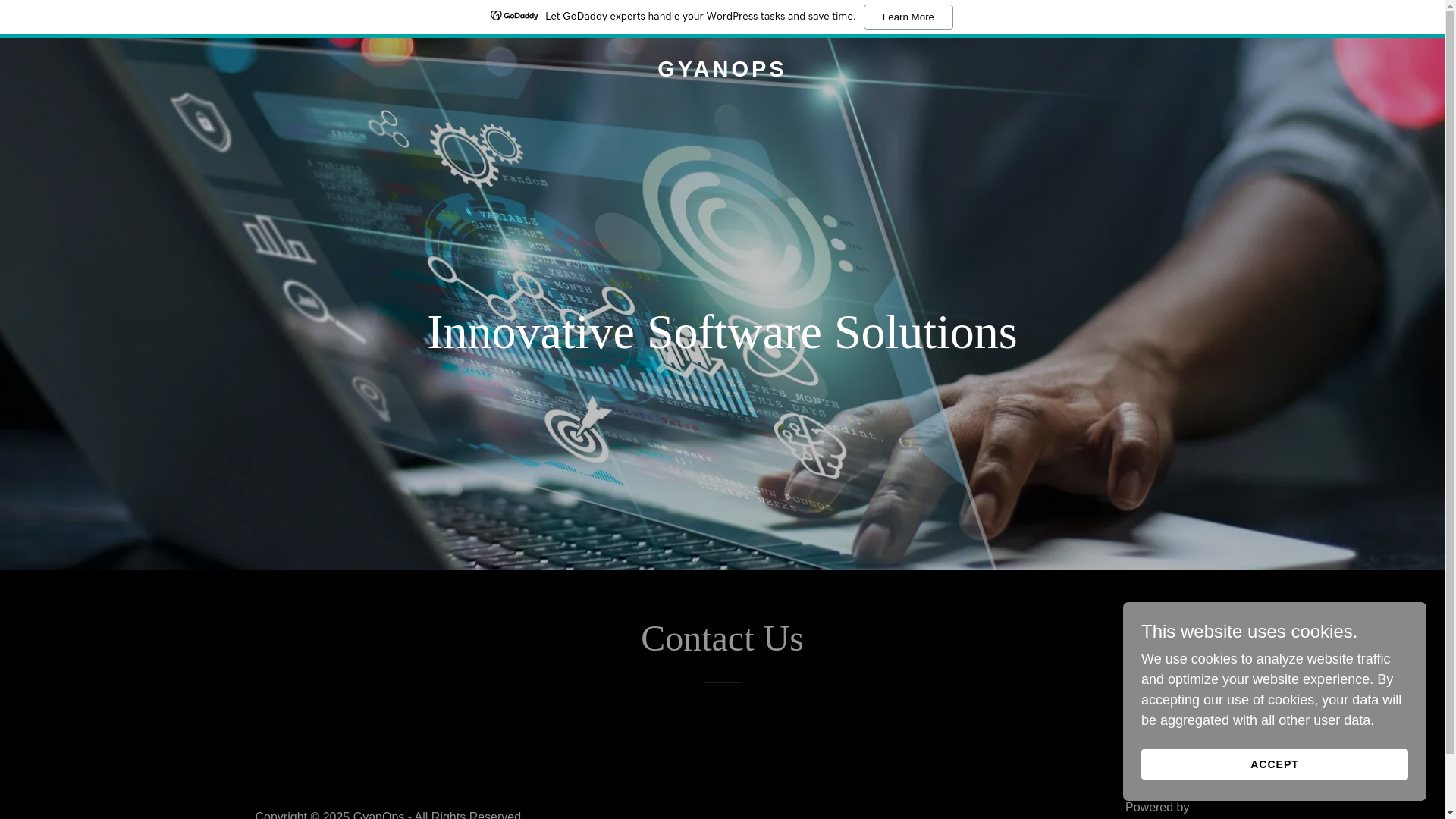 website screenshot of https://gyanops.com/