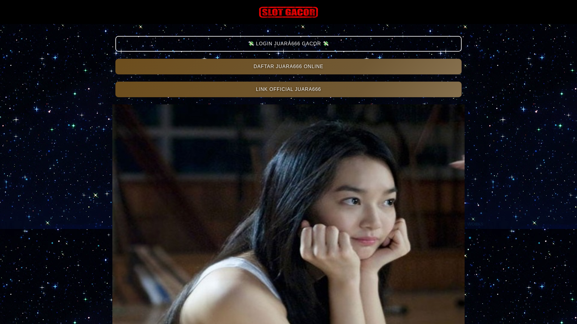 website screenshot of https://juara666.pages.dev/