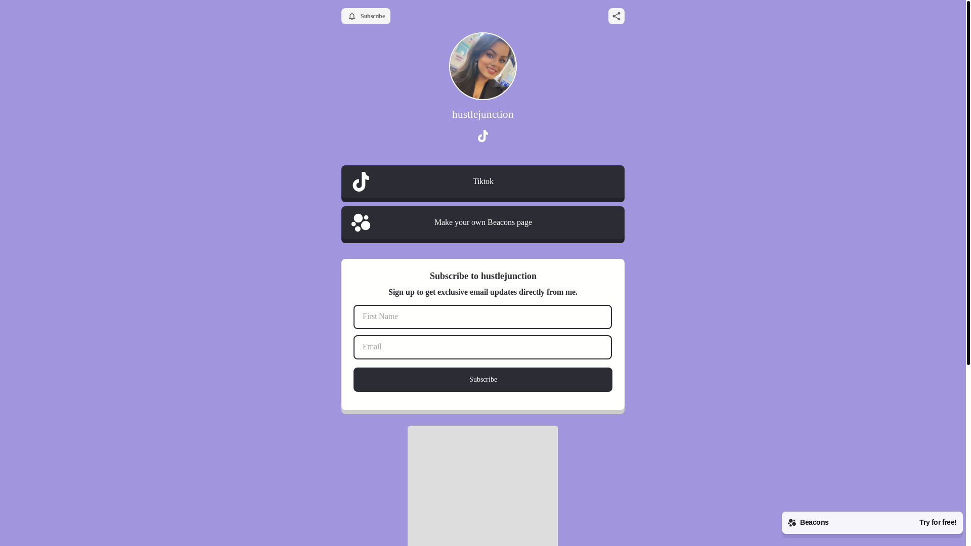 website screenshot of https://hustlejunction.store/