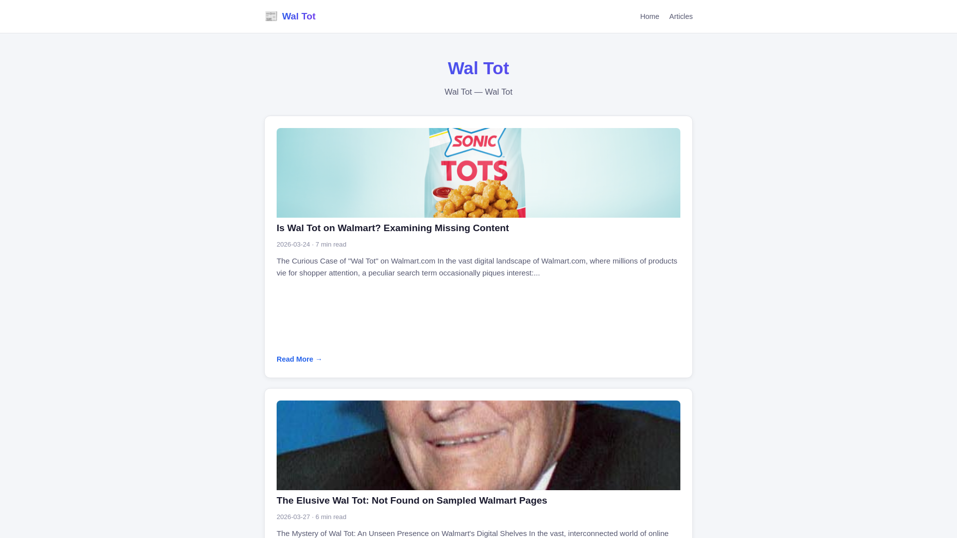 website screenshot of https://wal-tot.pages.dev/