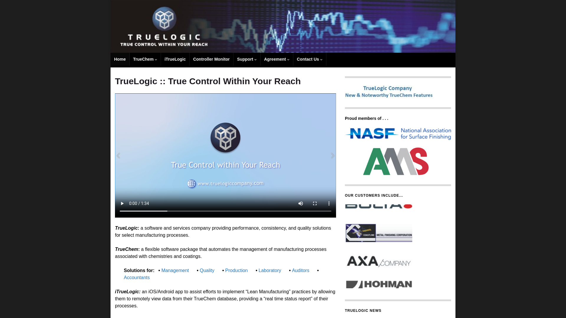 website screenshot of https://truelogiccompany-com-preview.pages.dev/