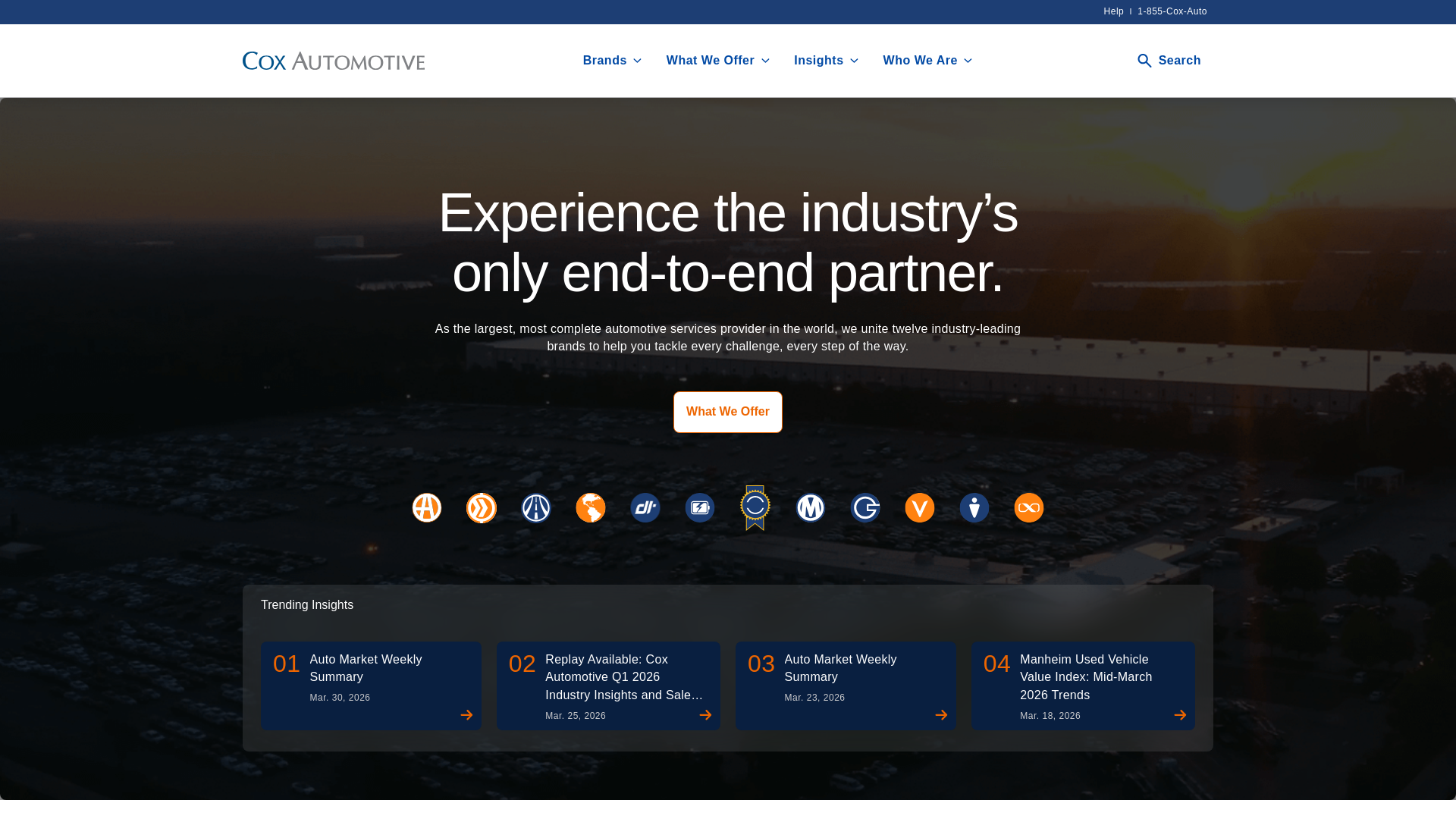 website screenshot of https://coxautoinc.com/
