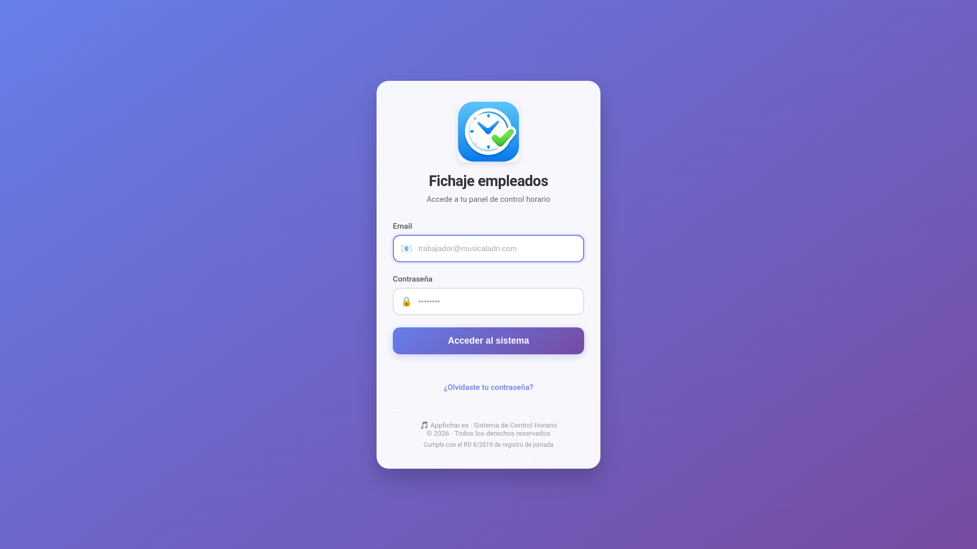website screenshot of https://appfichar.es/
