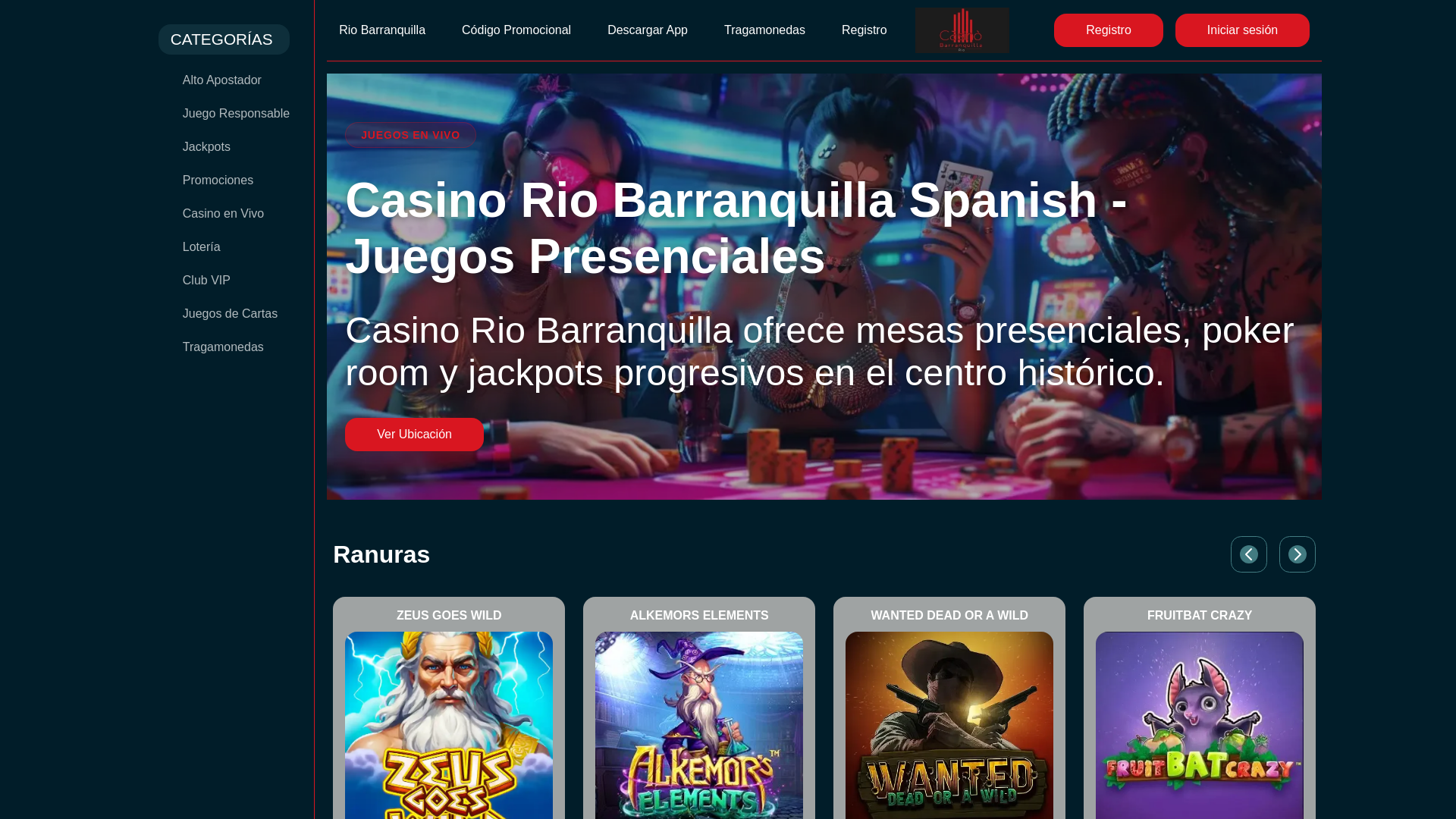website screenshot of https://casinoriobarranquilla-com.pages.dev/