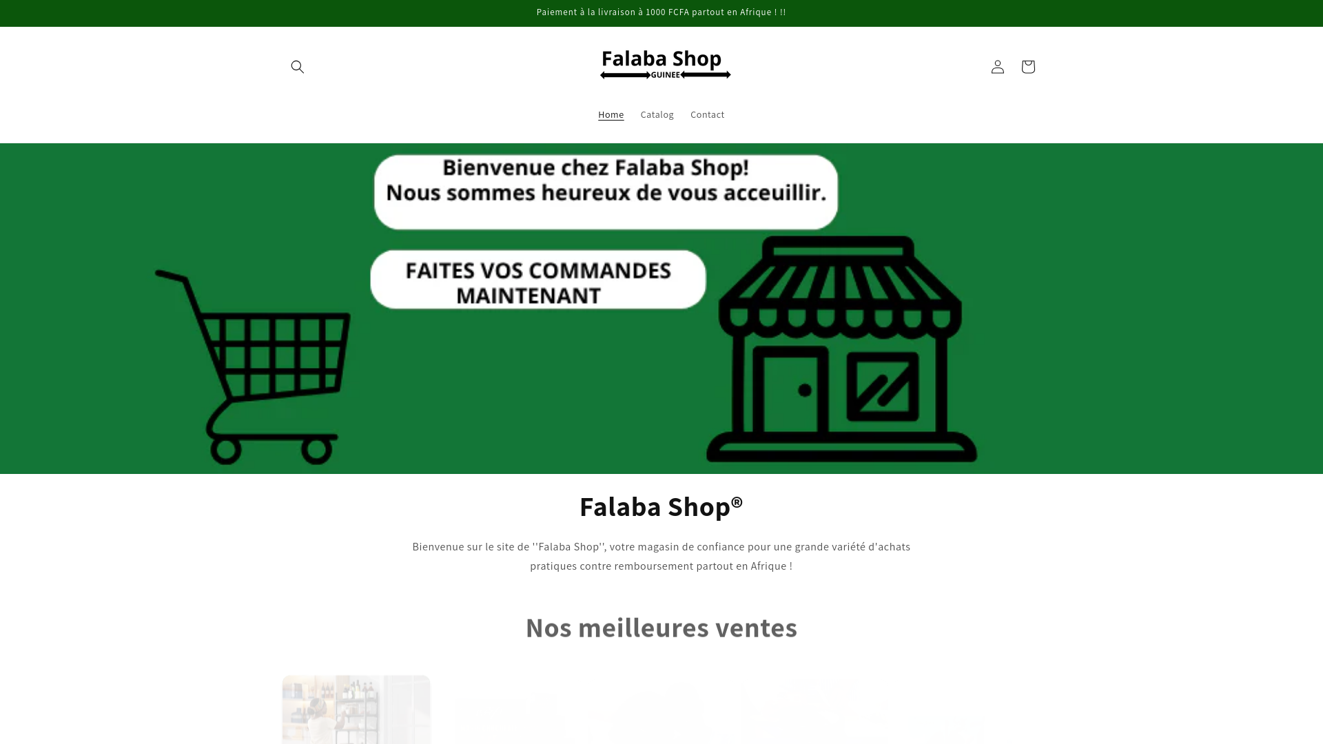 website screenshot of https://falabashop.com/