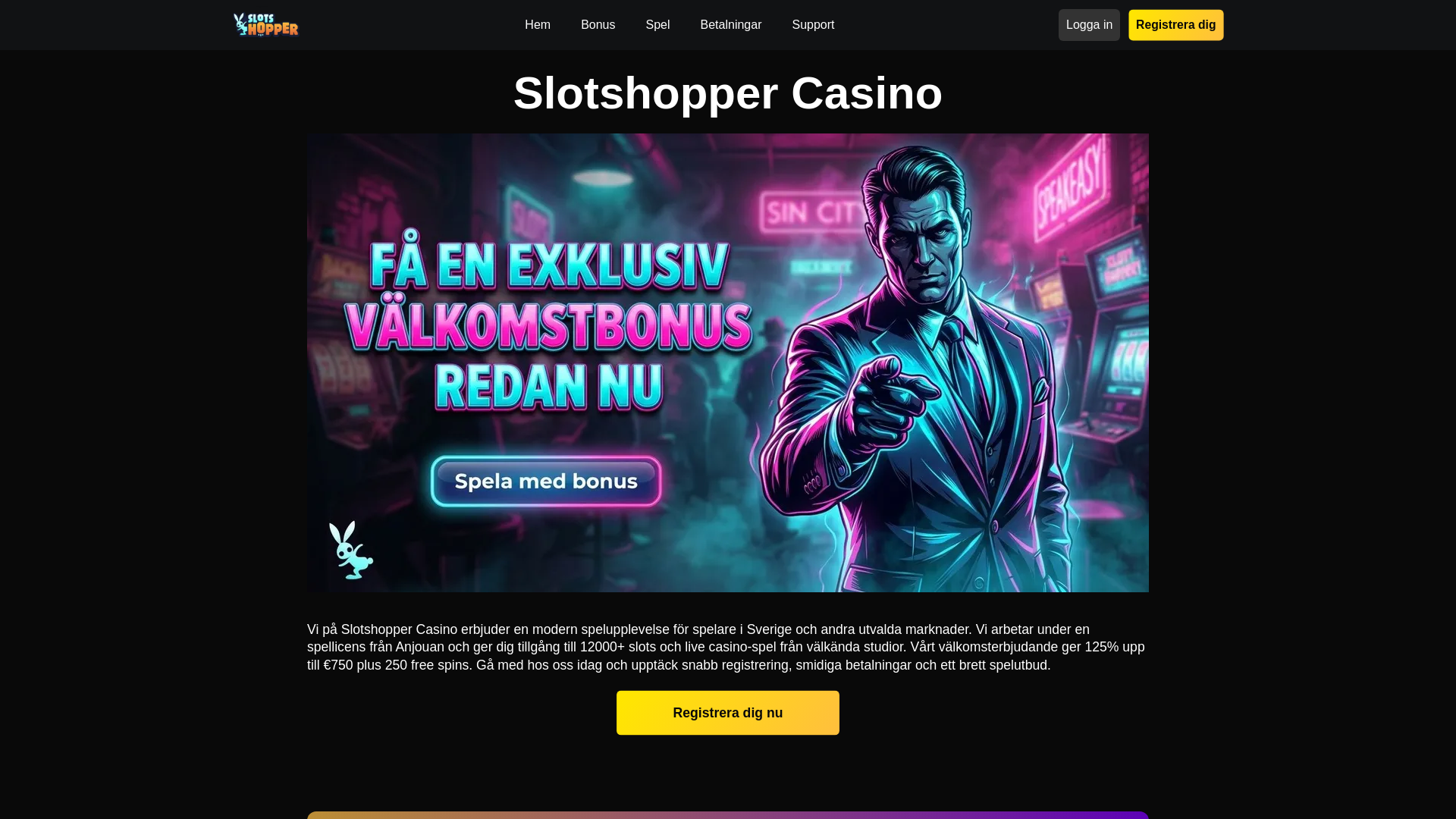 website screenshot of https://slotshopper-se-50259.pages.dev/