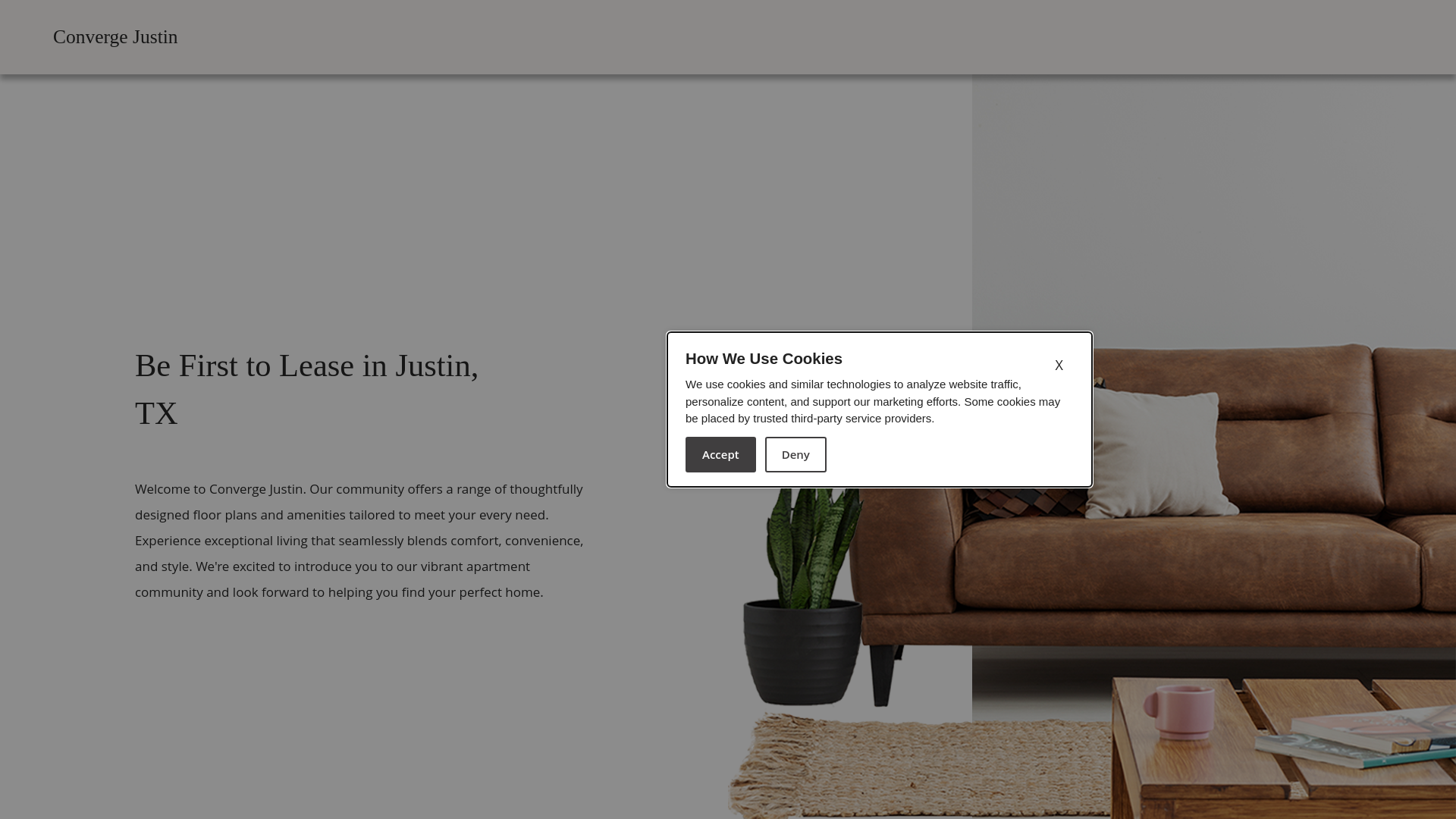 website screenshot of https://convergejustin.com/