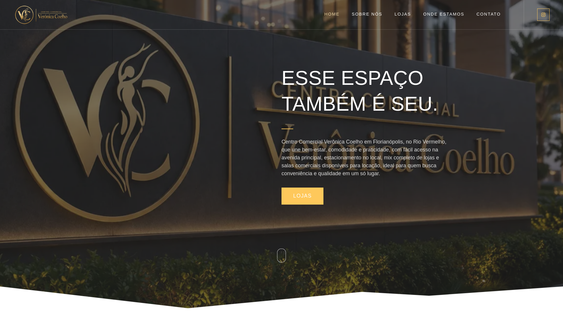 website screenshot of https://ccveronicacoelho.com.br/