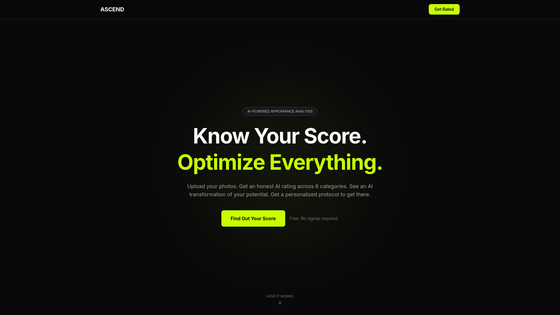 website screenshot of https://getascend.health