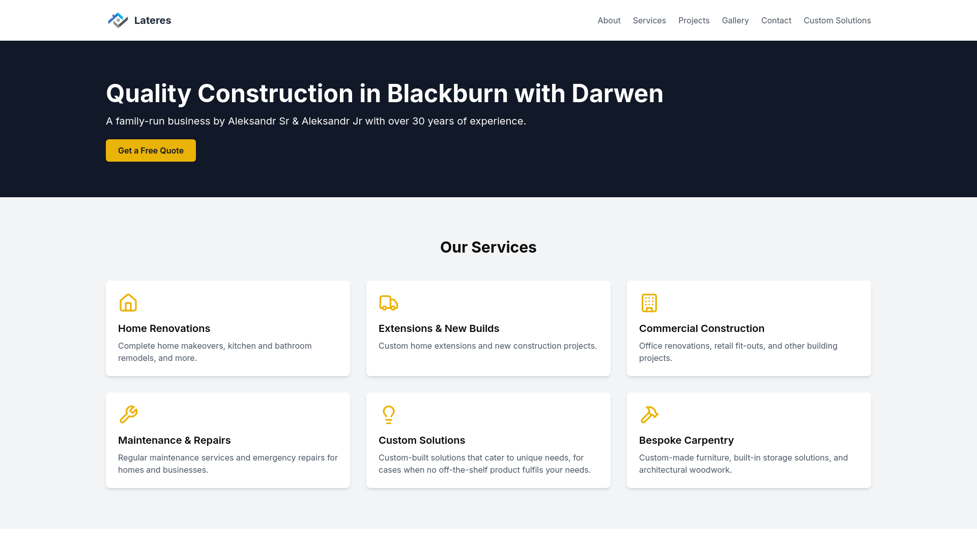 website screenshot of https://lateres-website.pages.dev/