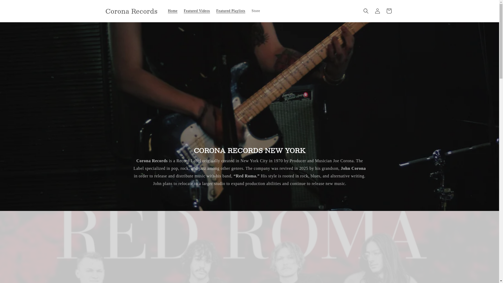 website screenshot of https://coronarecords.us/