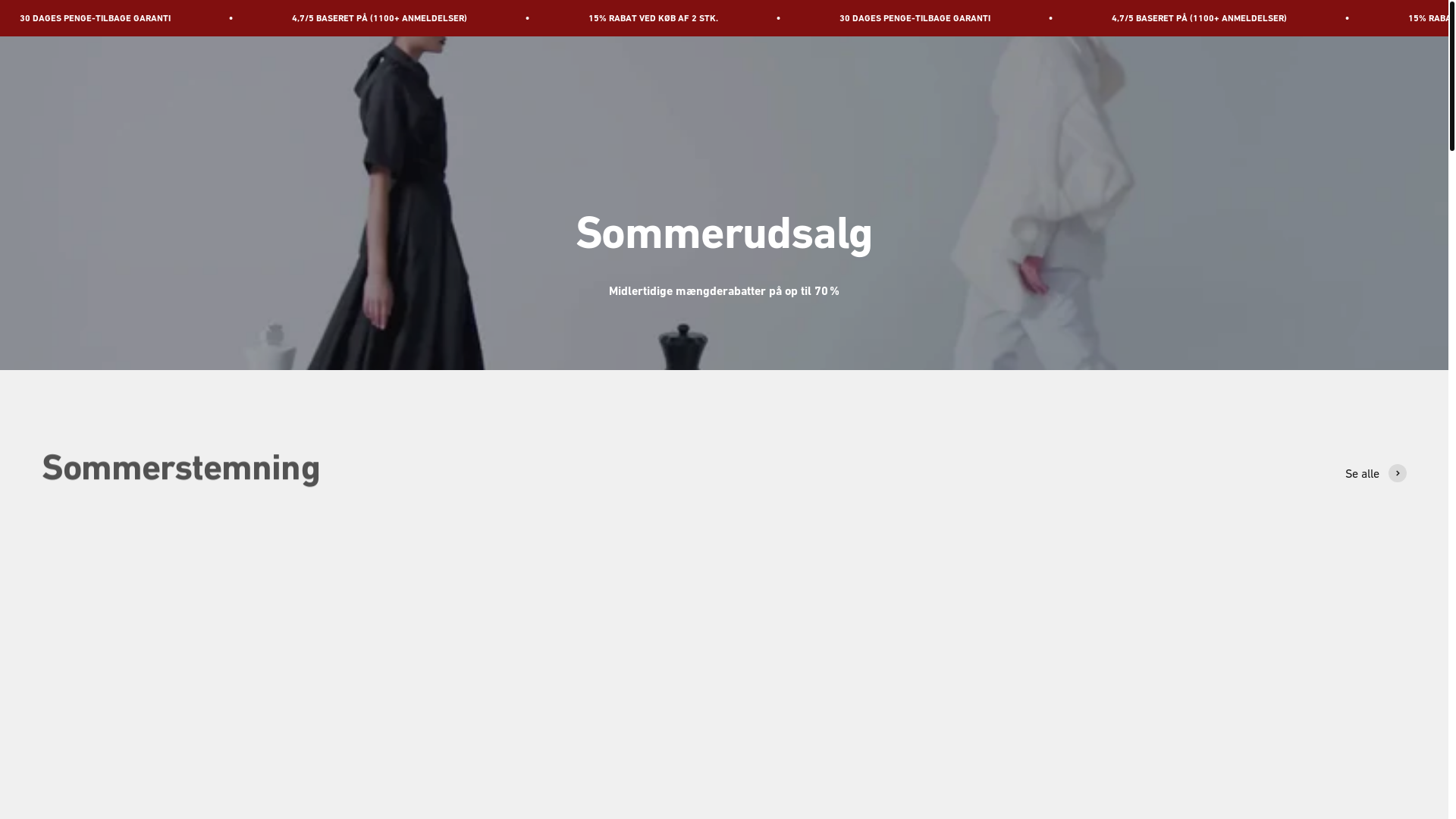 website screenshot of https://vestiri.dk/