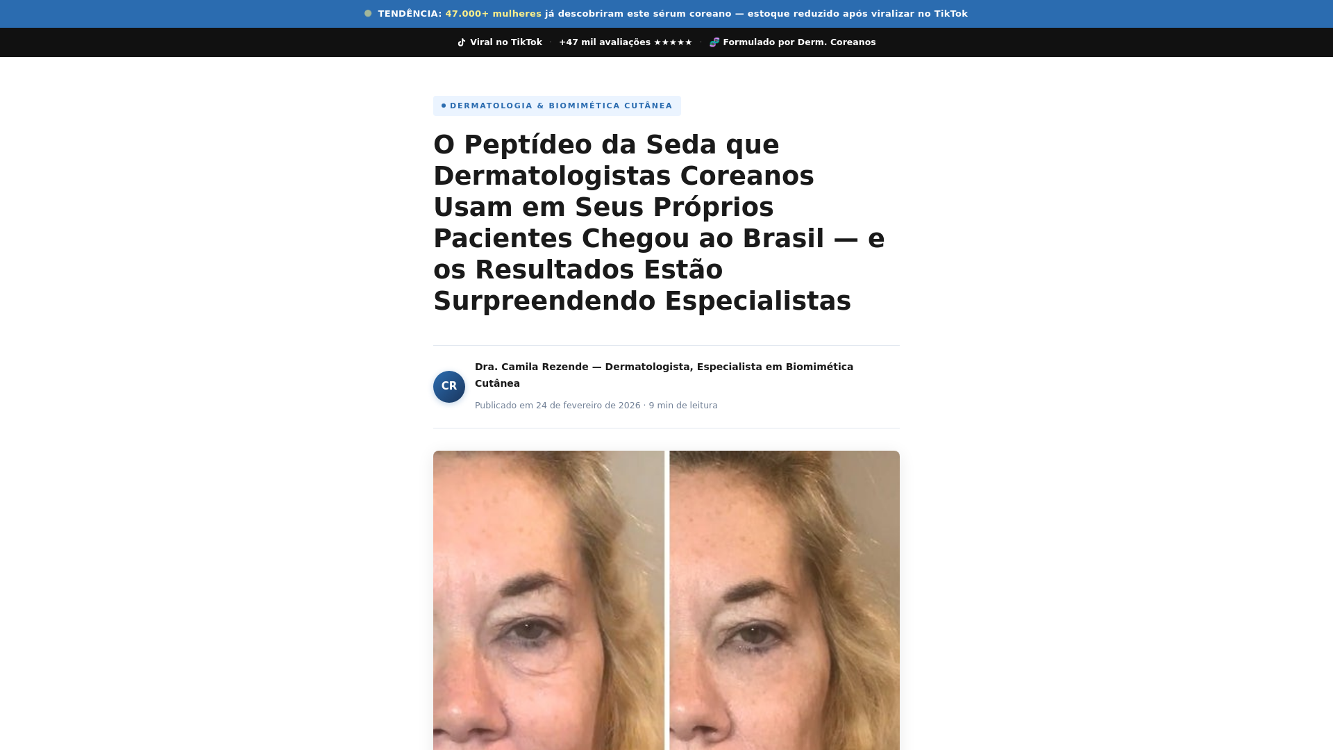 website screenshot of https://portaldospeptideos.com