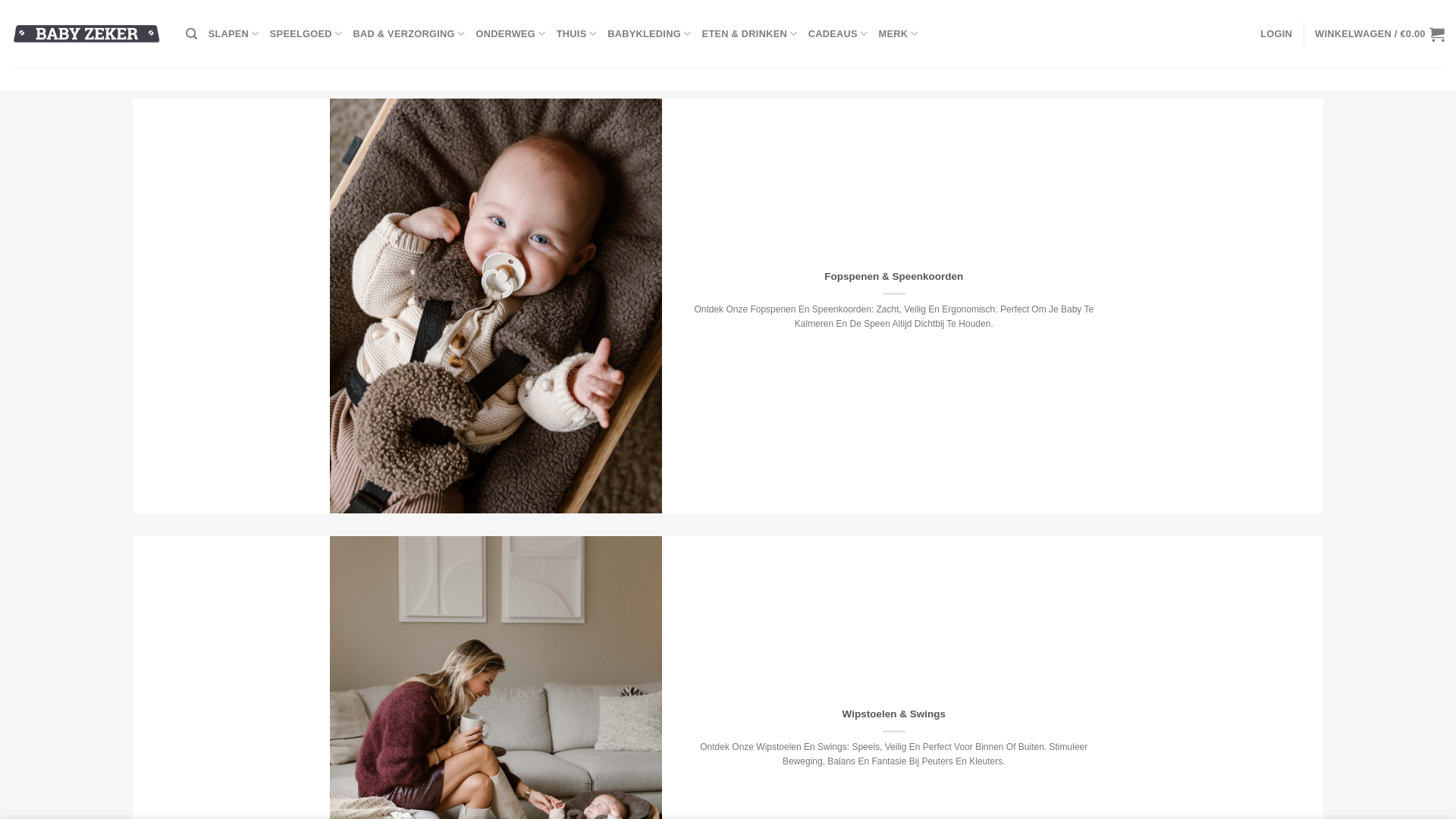website screenshot of https://babyzeker.com/