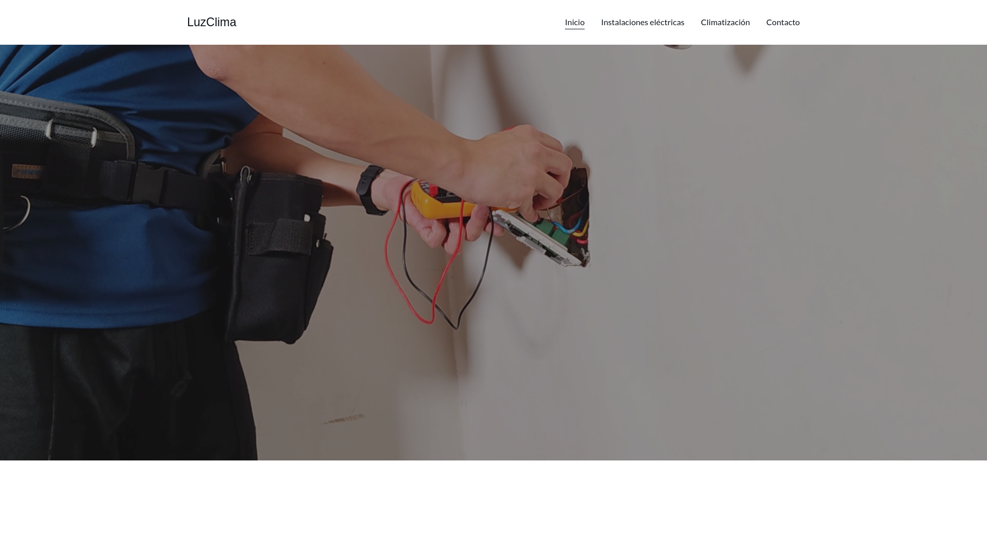 website screenshot of https://instalacionesmgarcia.es