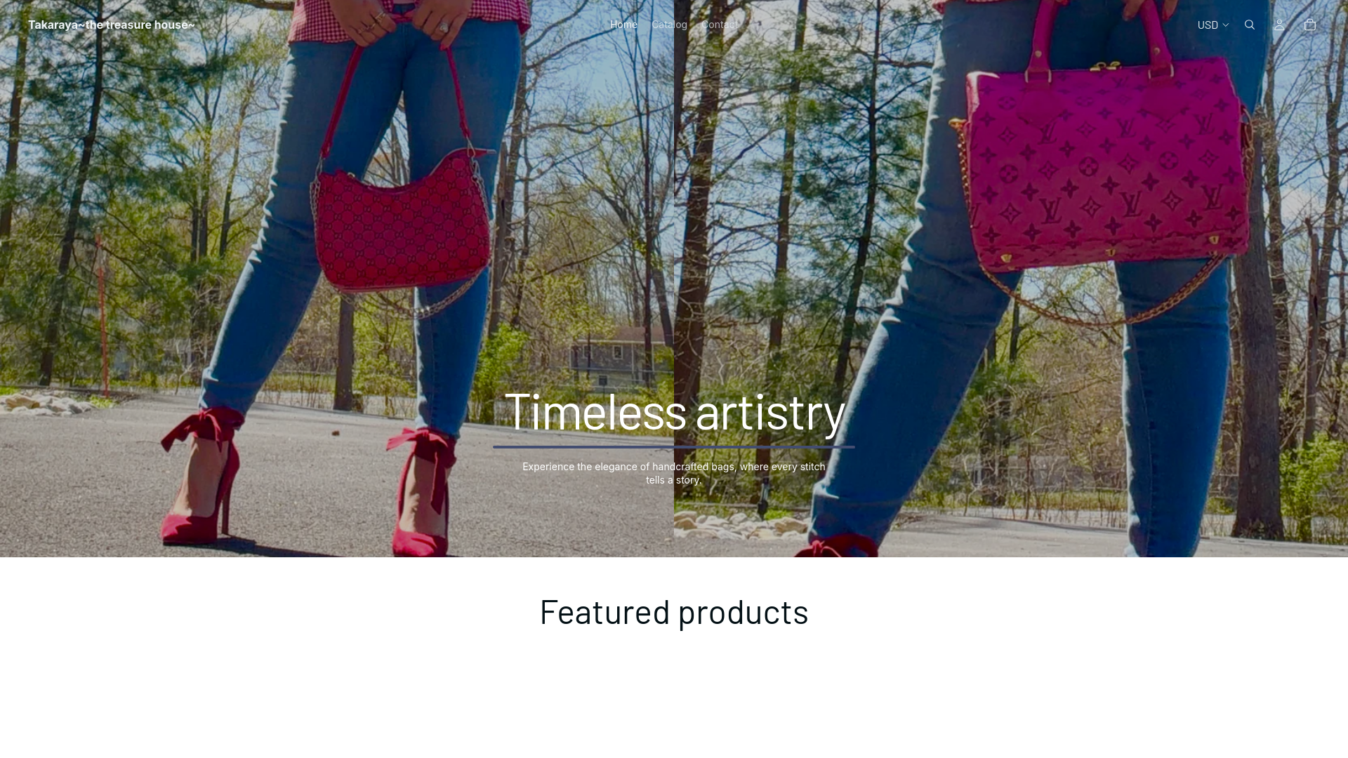 website screenshot of https://takarayatth.org/