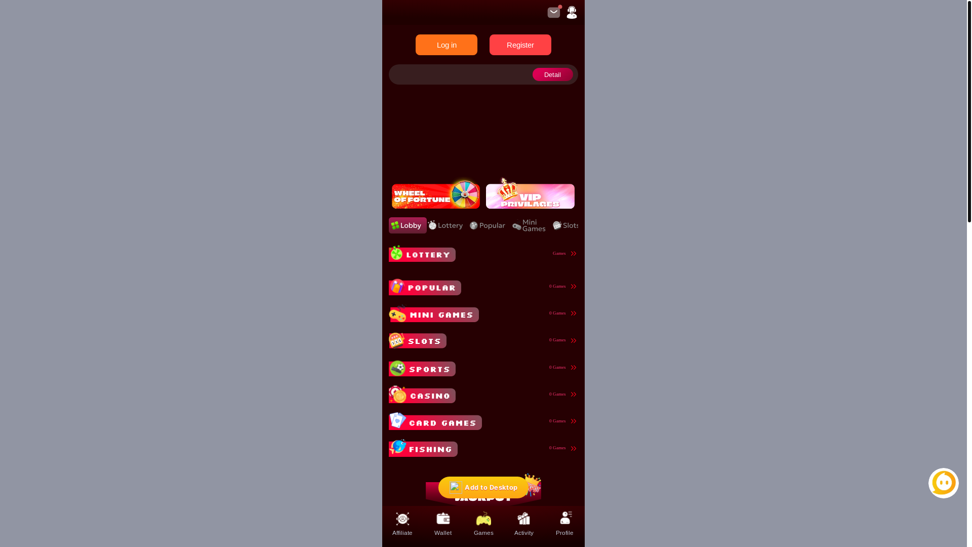 website screenshot of https://rajaland3.com/