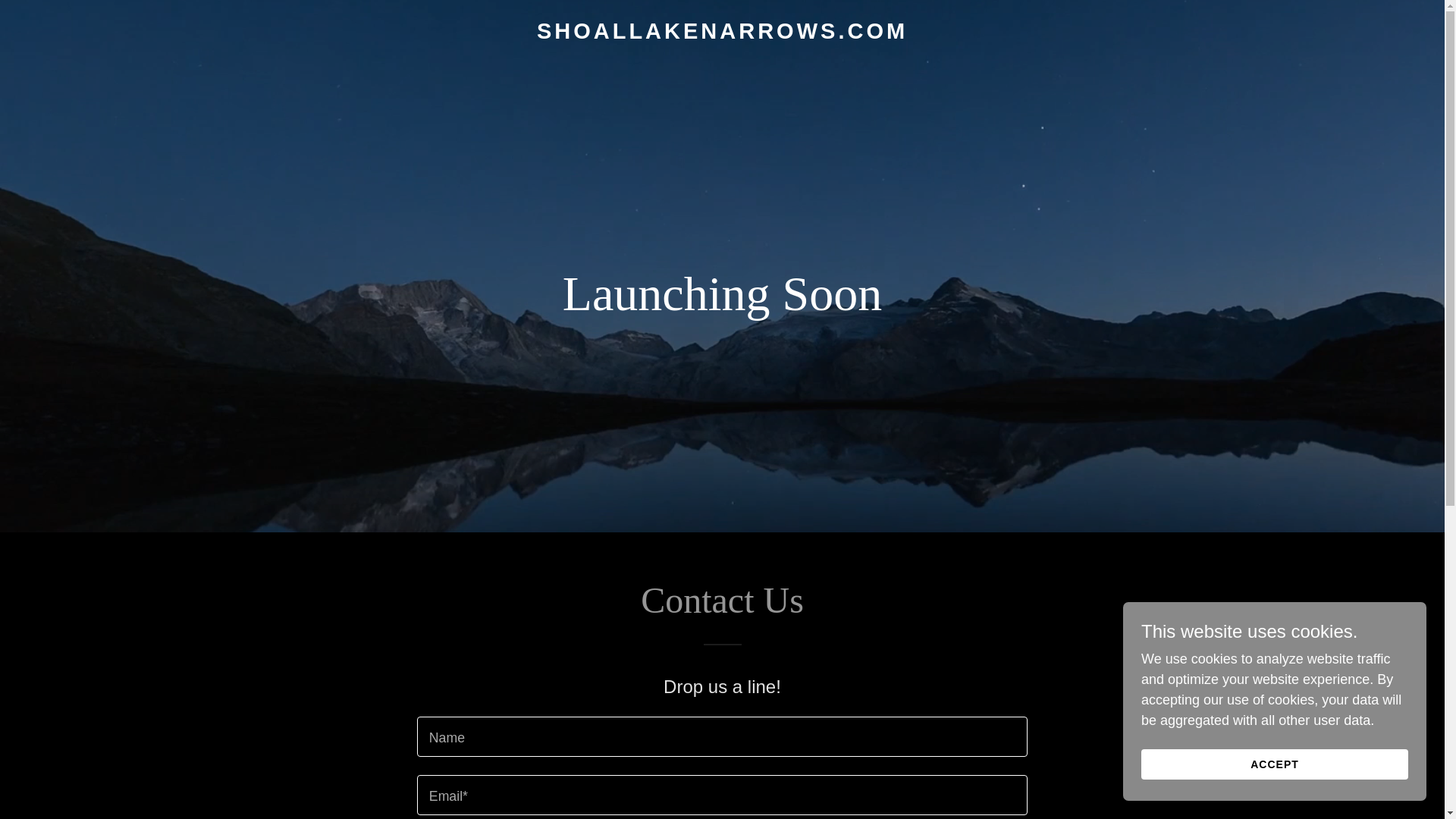 website screenshot of https://shoallakenarrows.com/