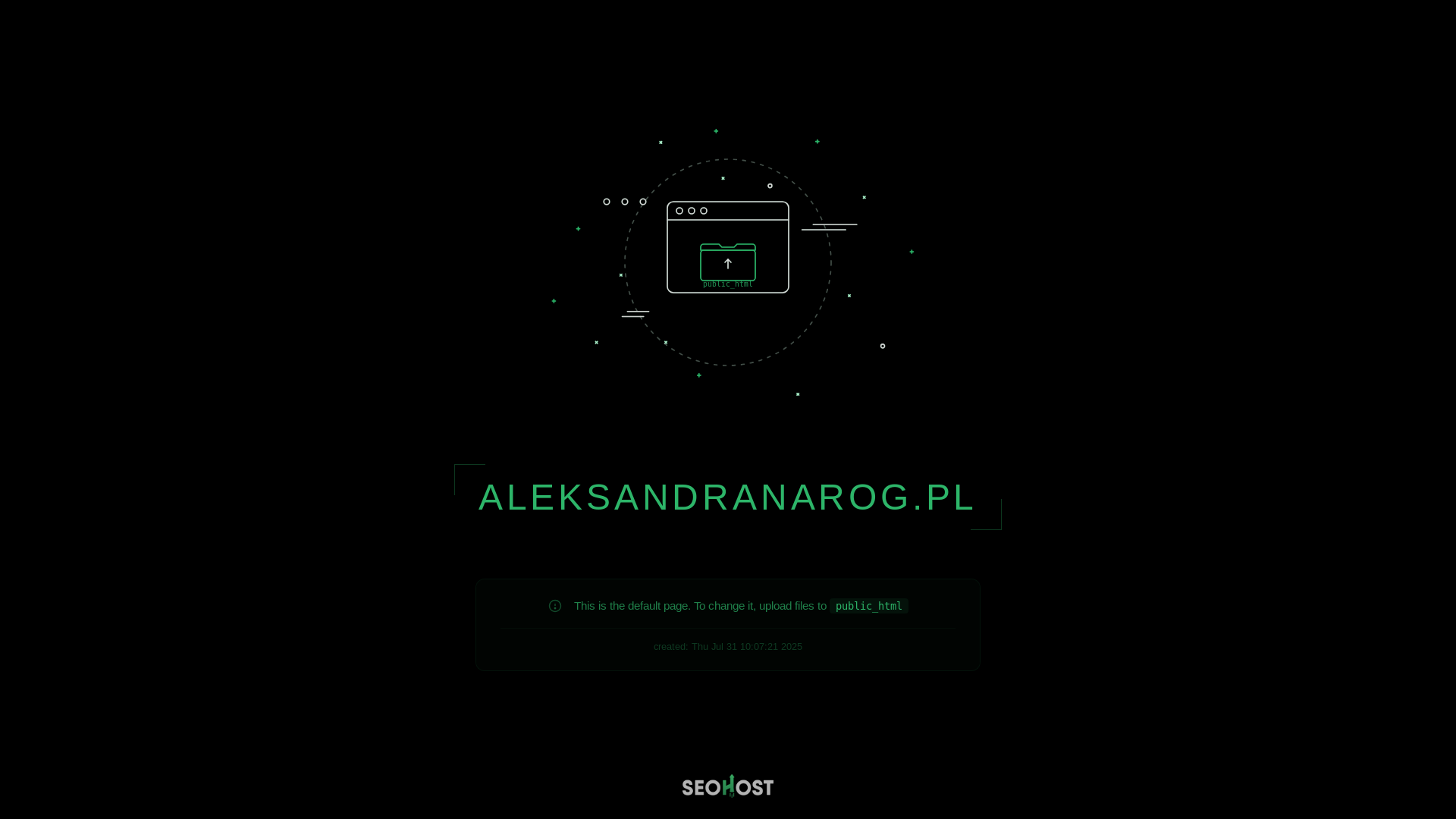 website screenshot of https://aleksandranarog.pl/