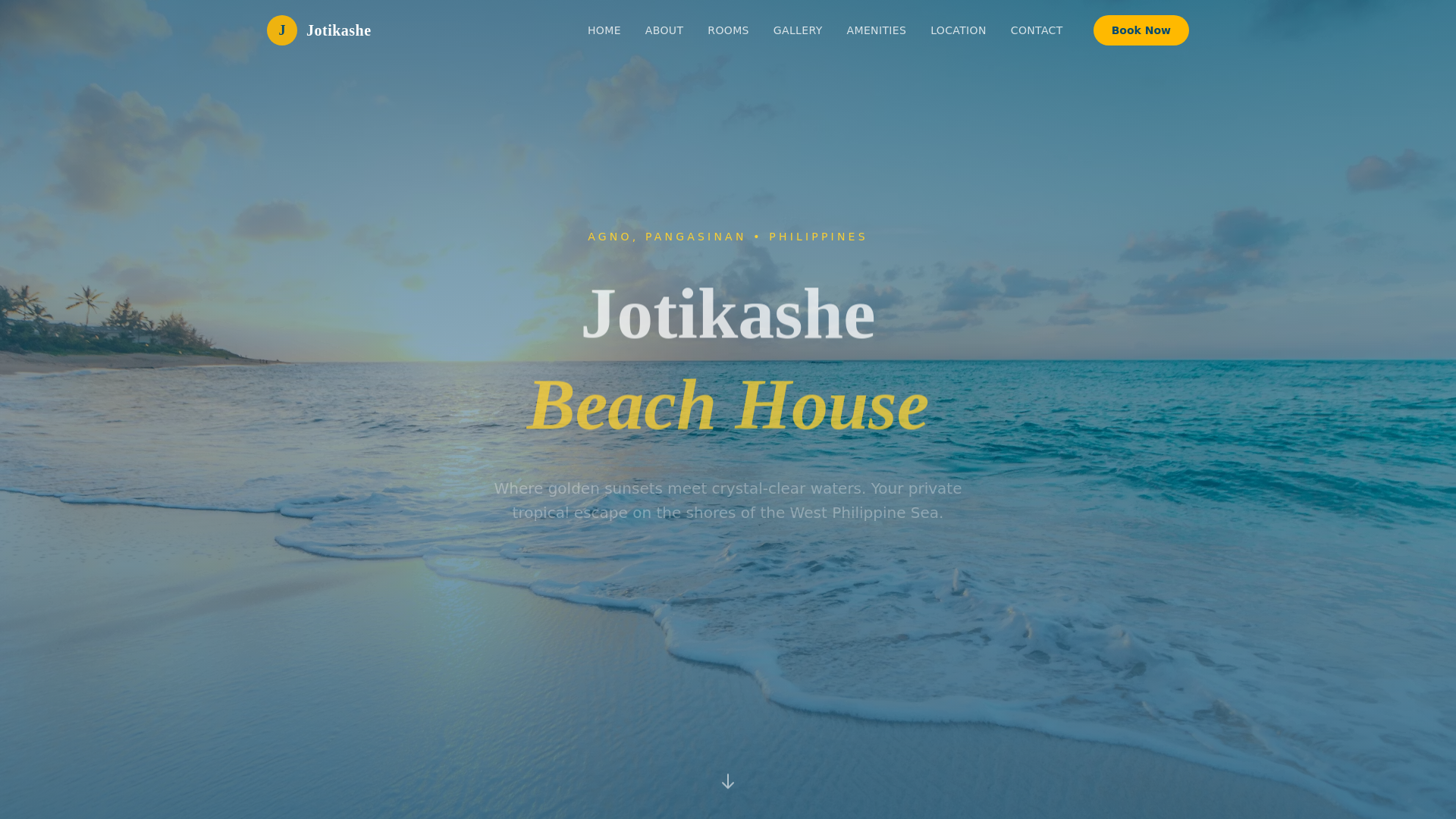 website screenshot of https://jotikashe.com/