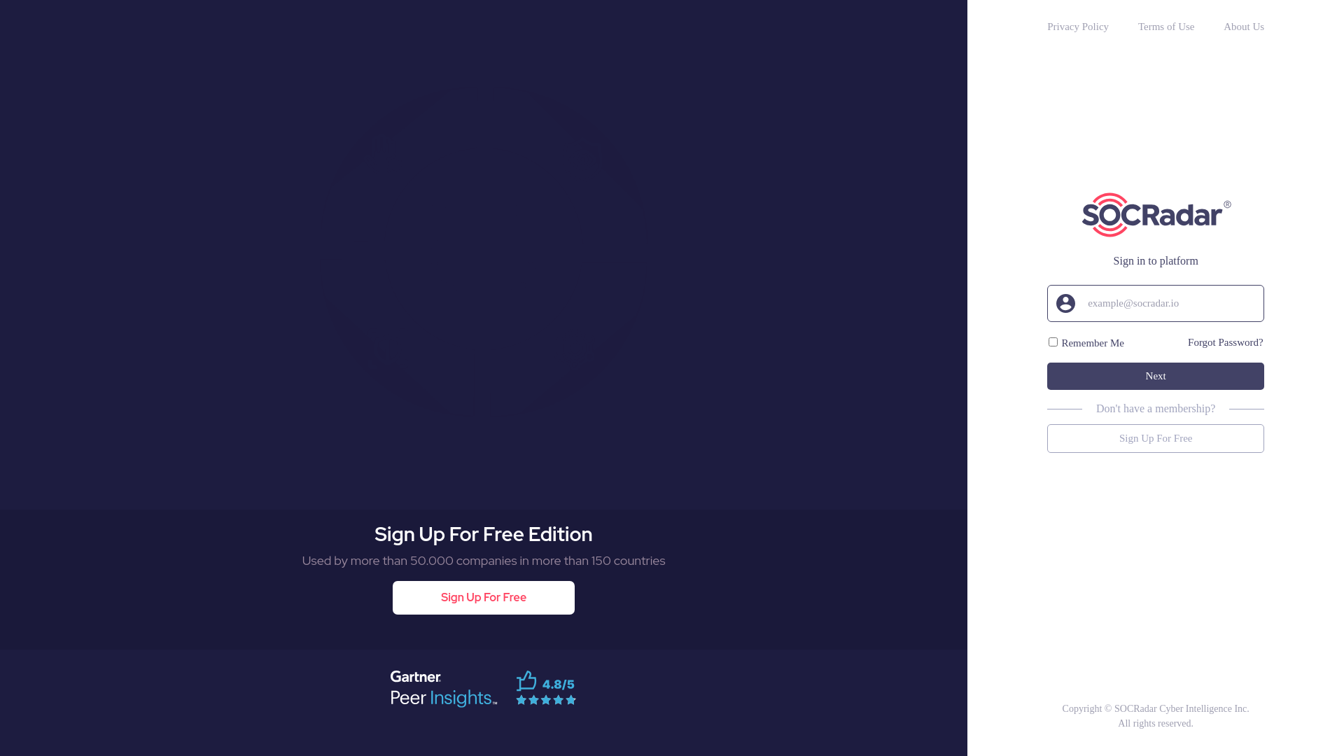 website screenshot of https://platform.socradar.com/app/company/35438/metrohomefinance.com