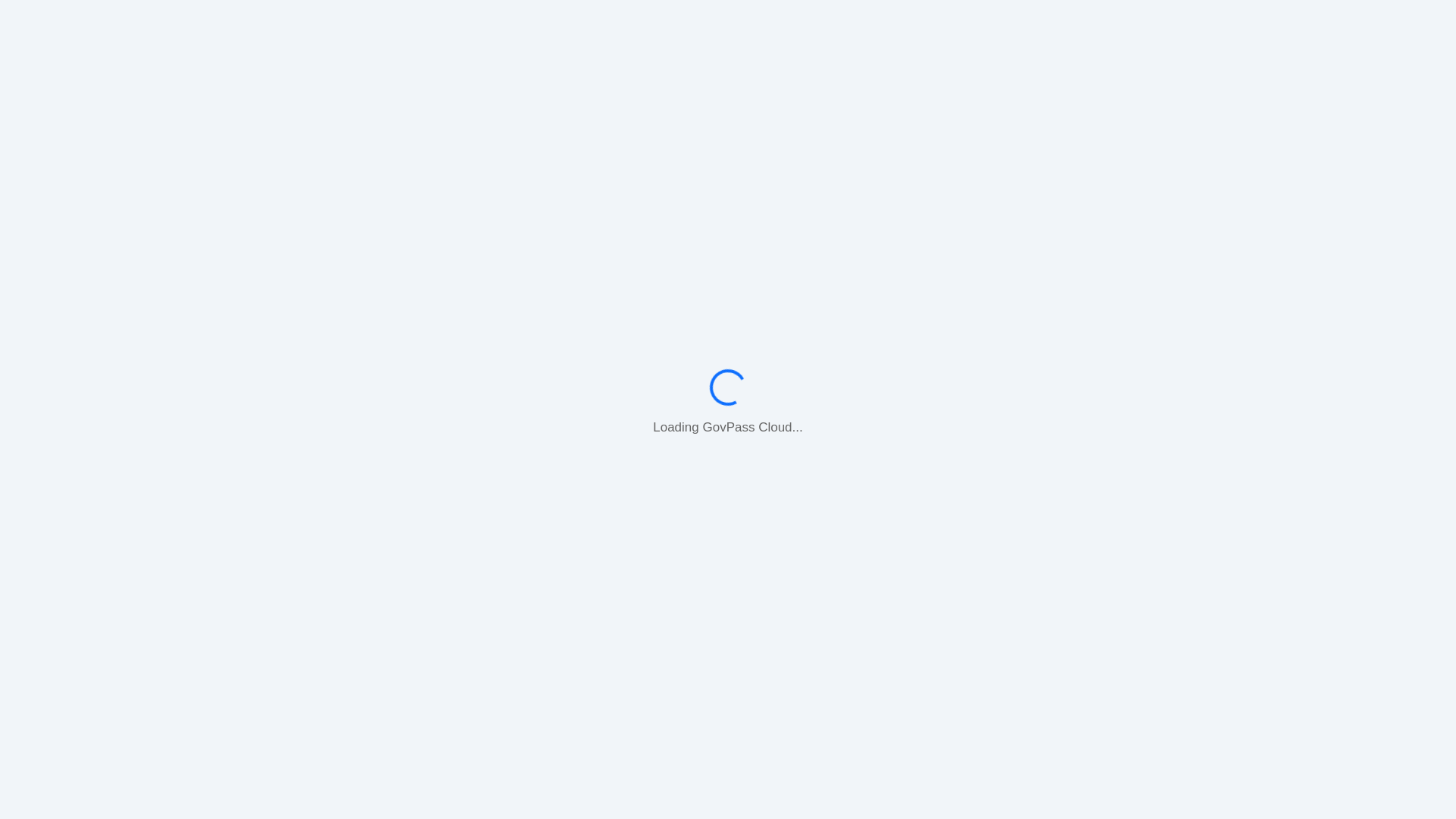 website screenshot of https://govpass-dashboard.pages.dev/