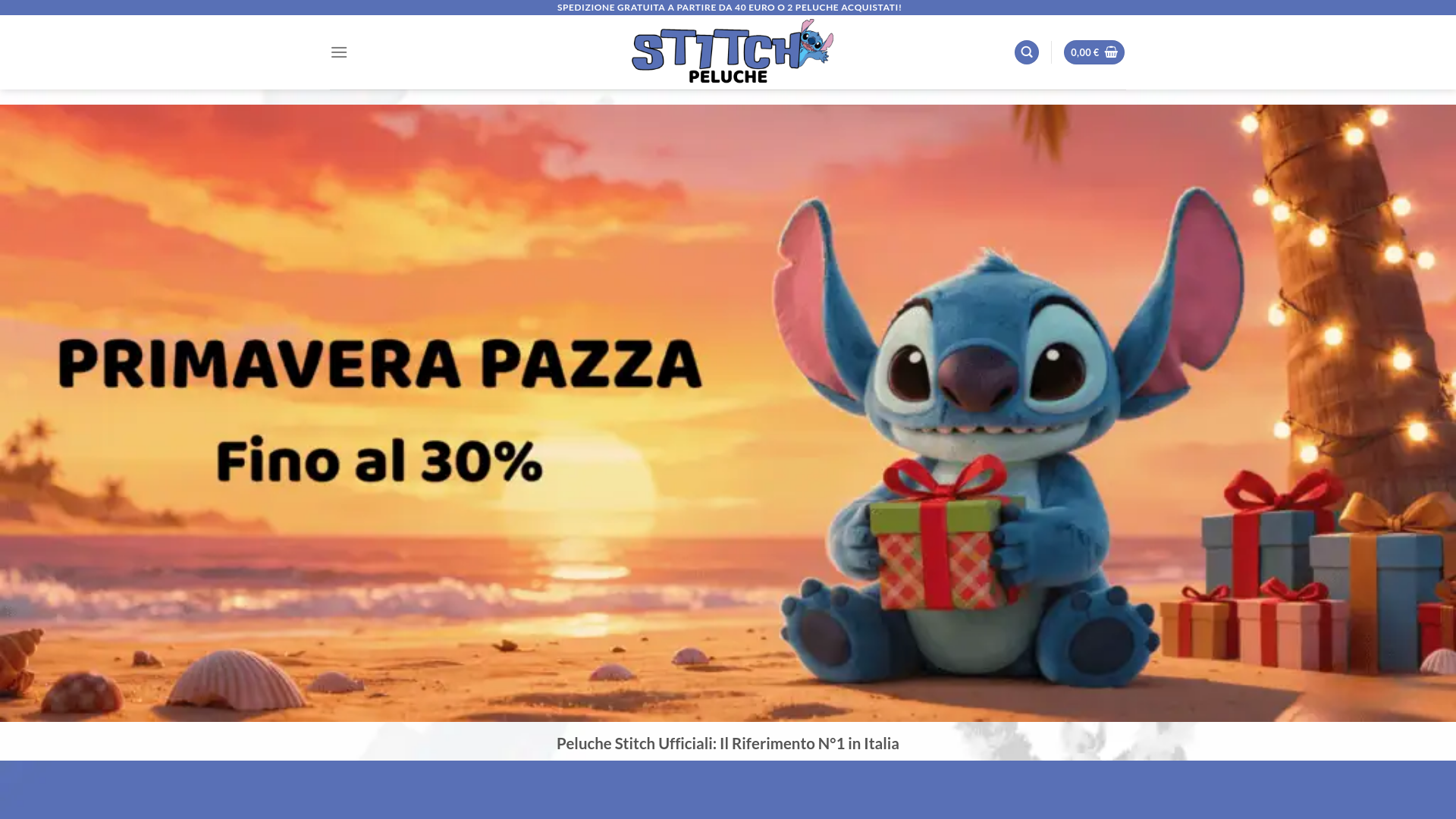 website screenshot of https://stitch-peluche.it/