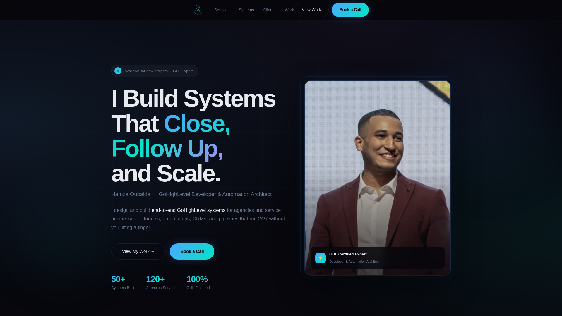website screenshot of https://hamzaoubaida.com/