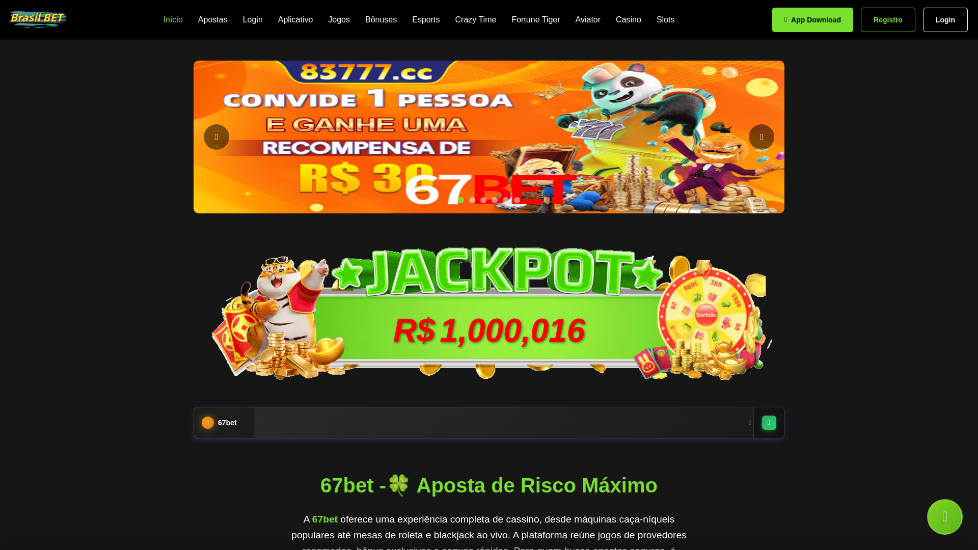 website screenshot of https://67betavi.com/