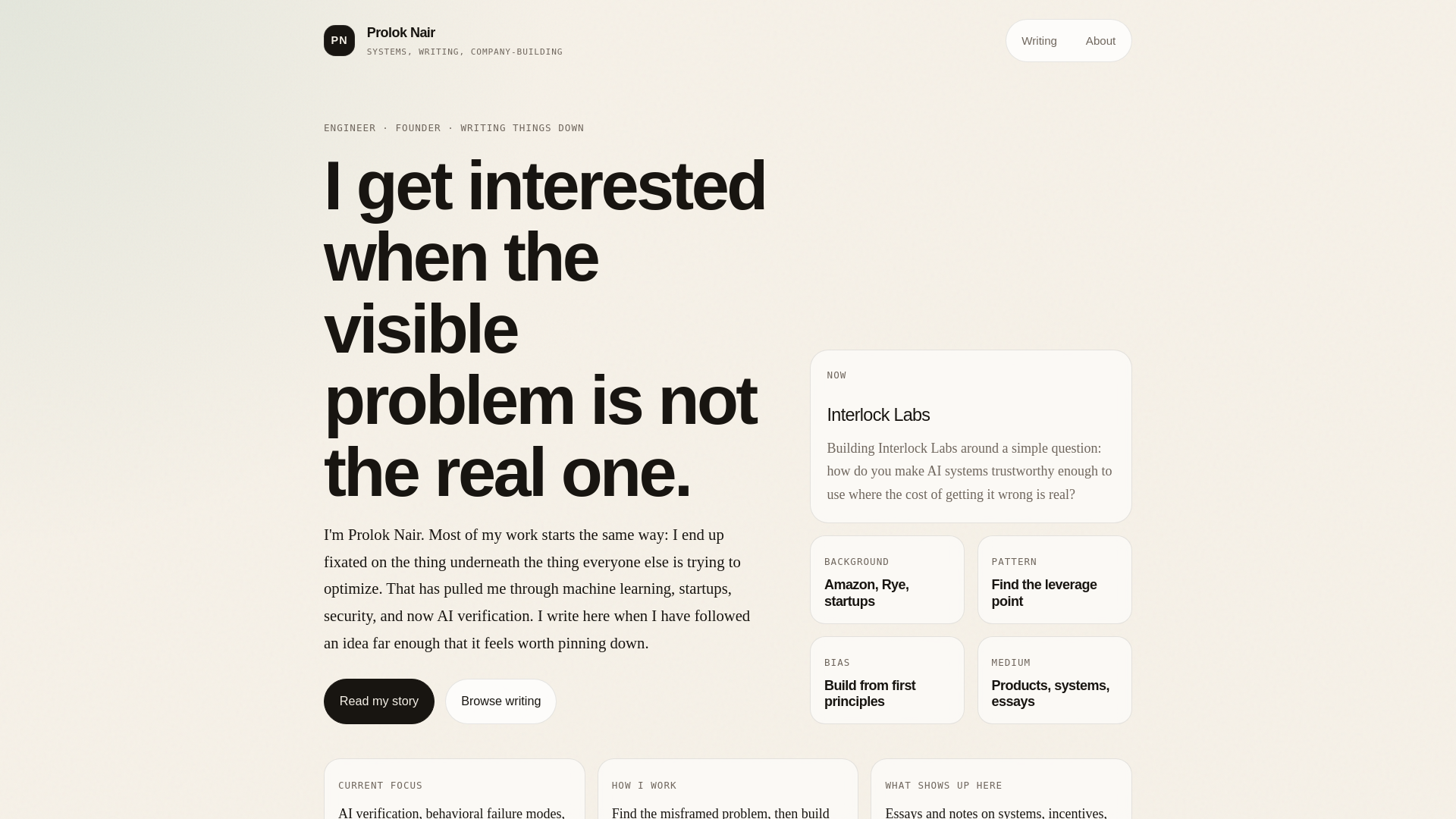 website screenshot of https://prolok-site.pages.dev/