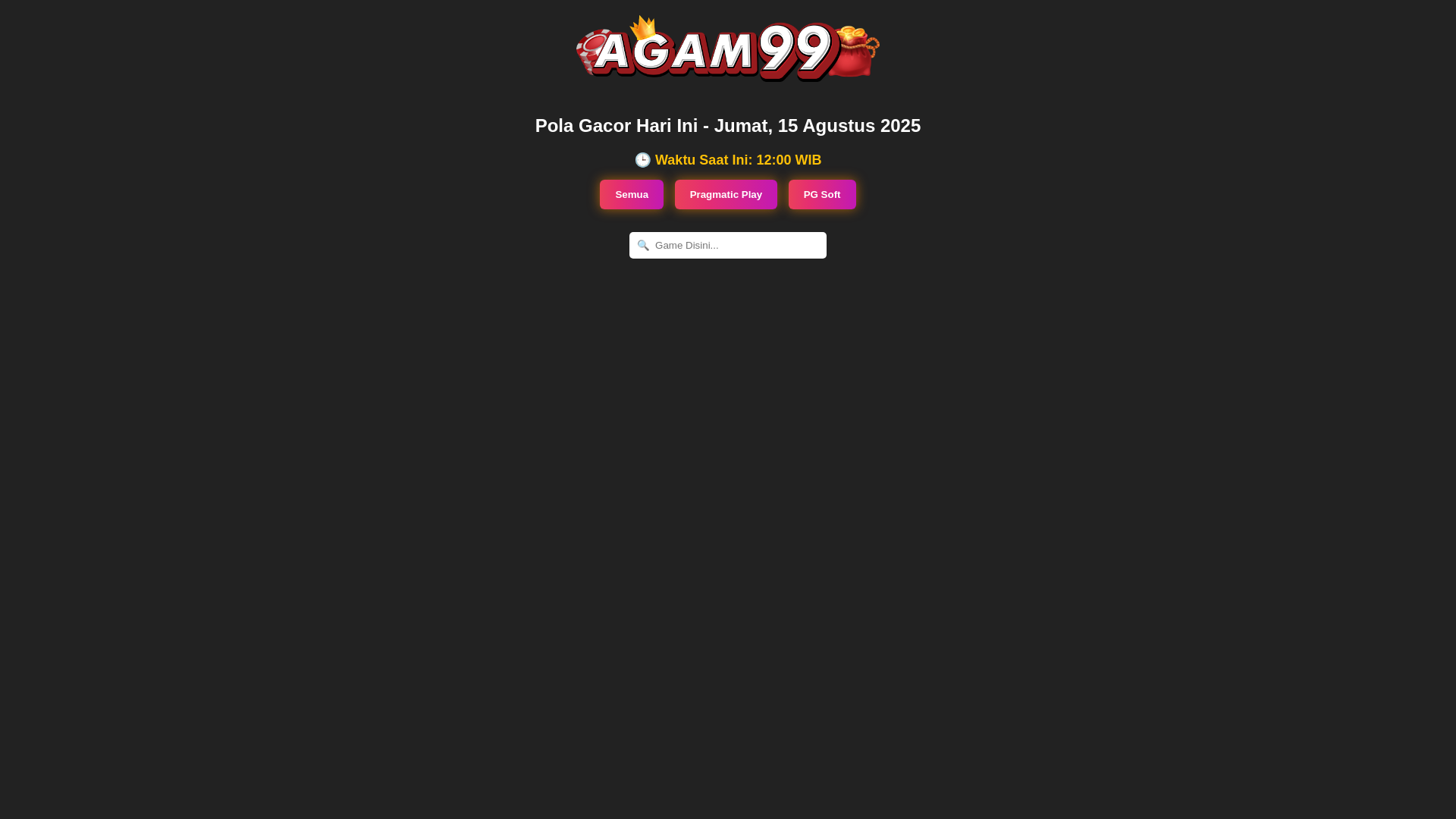 website screenshot of https://polagacoragam99.pages.dev/
