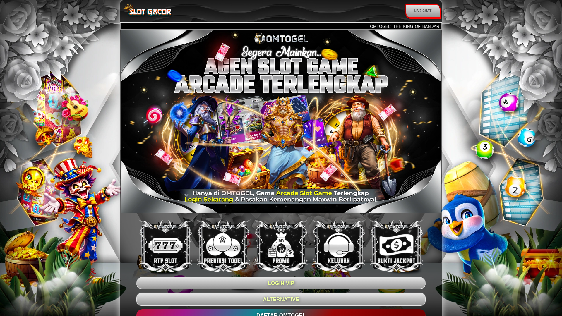 website screenshot of https://the-king-of-bandrek-susu-kental-manis-cap-nona.pages.dev/