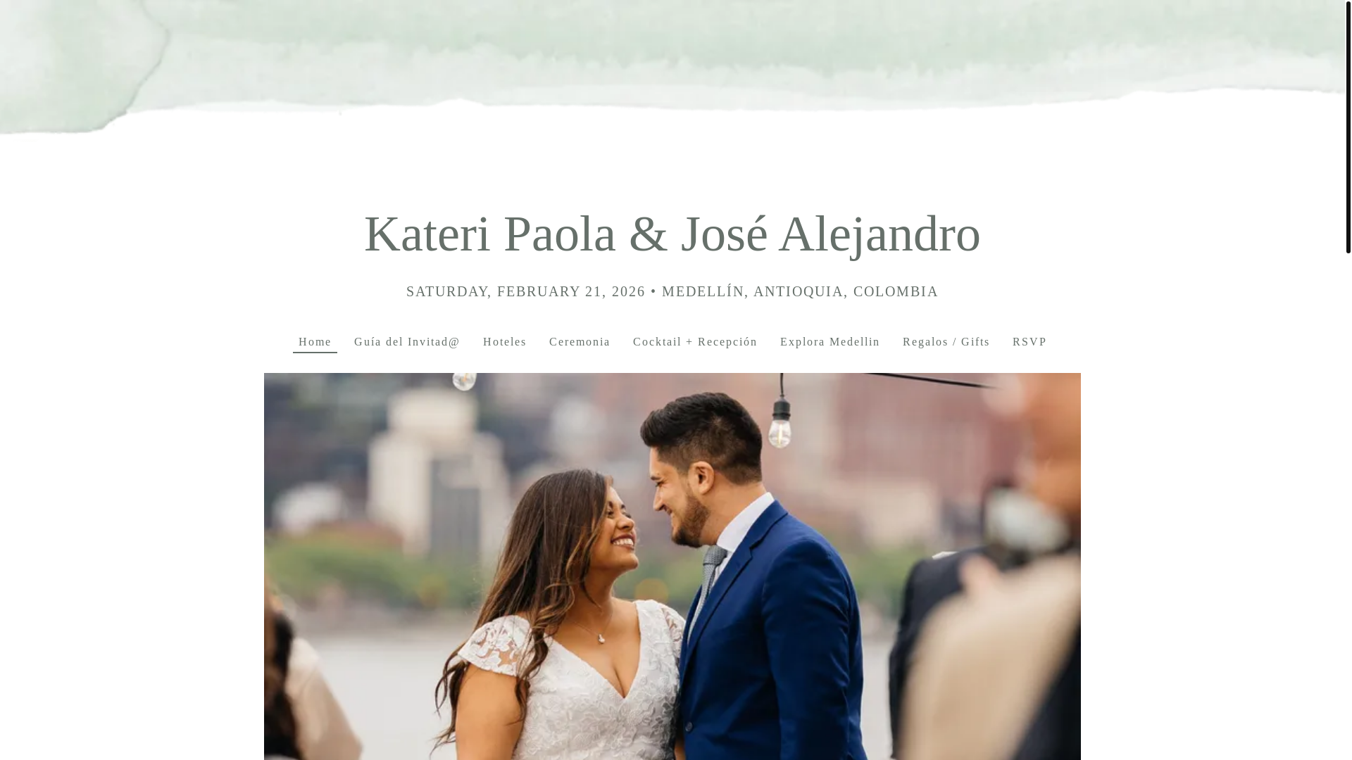 website screenshot of https://kateriyalejandro.com/