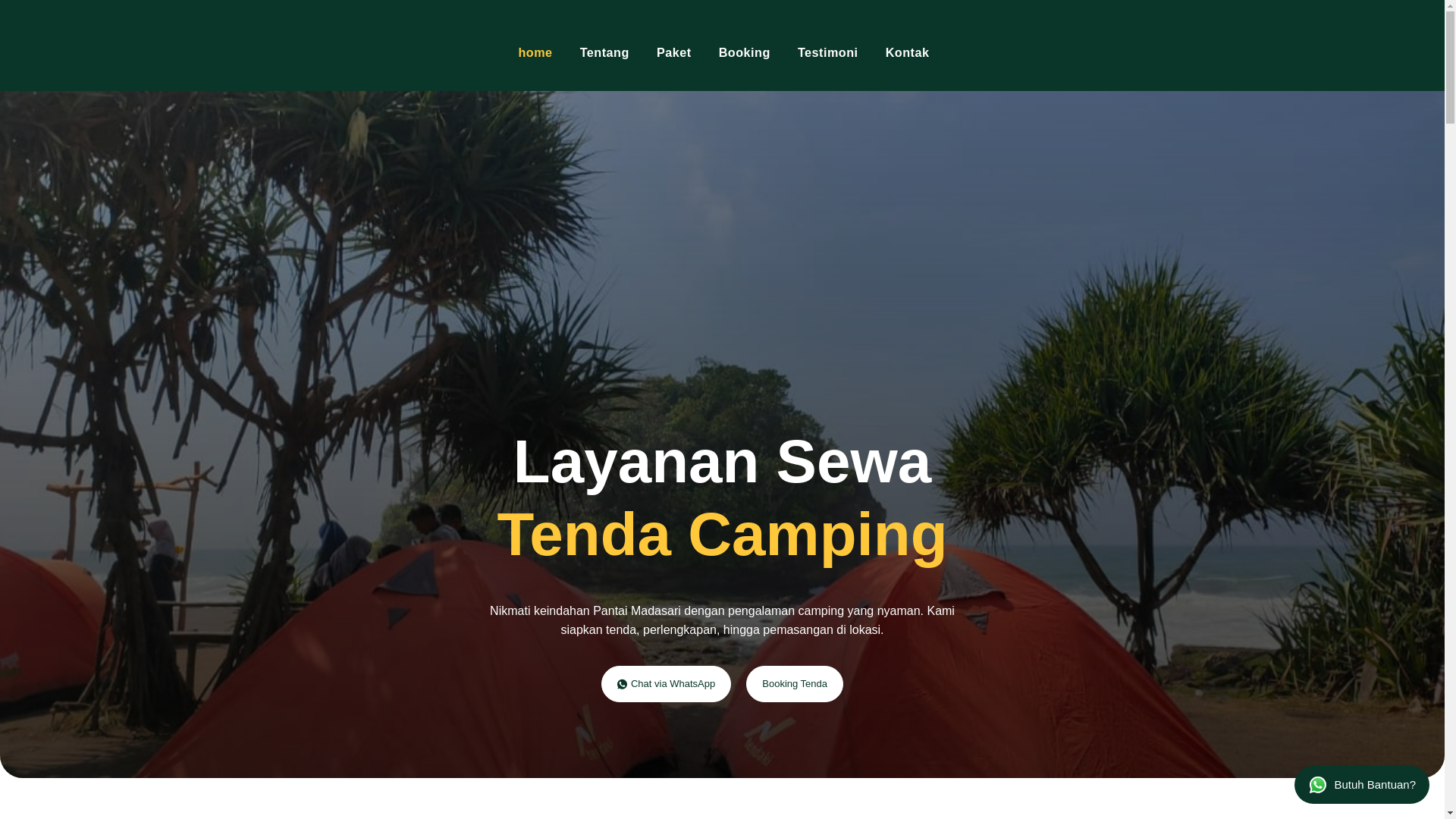 website screenshot of https://madasaribeach.com/