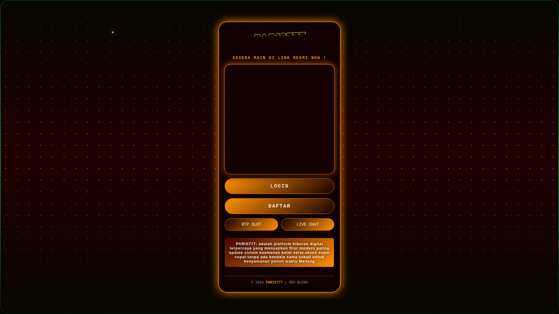 website screenshot of https://paris777-rimba.pages.dev/
