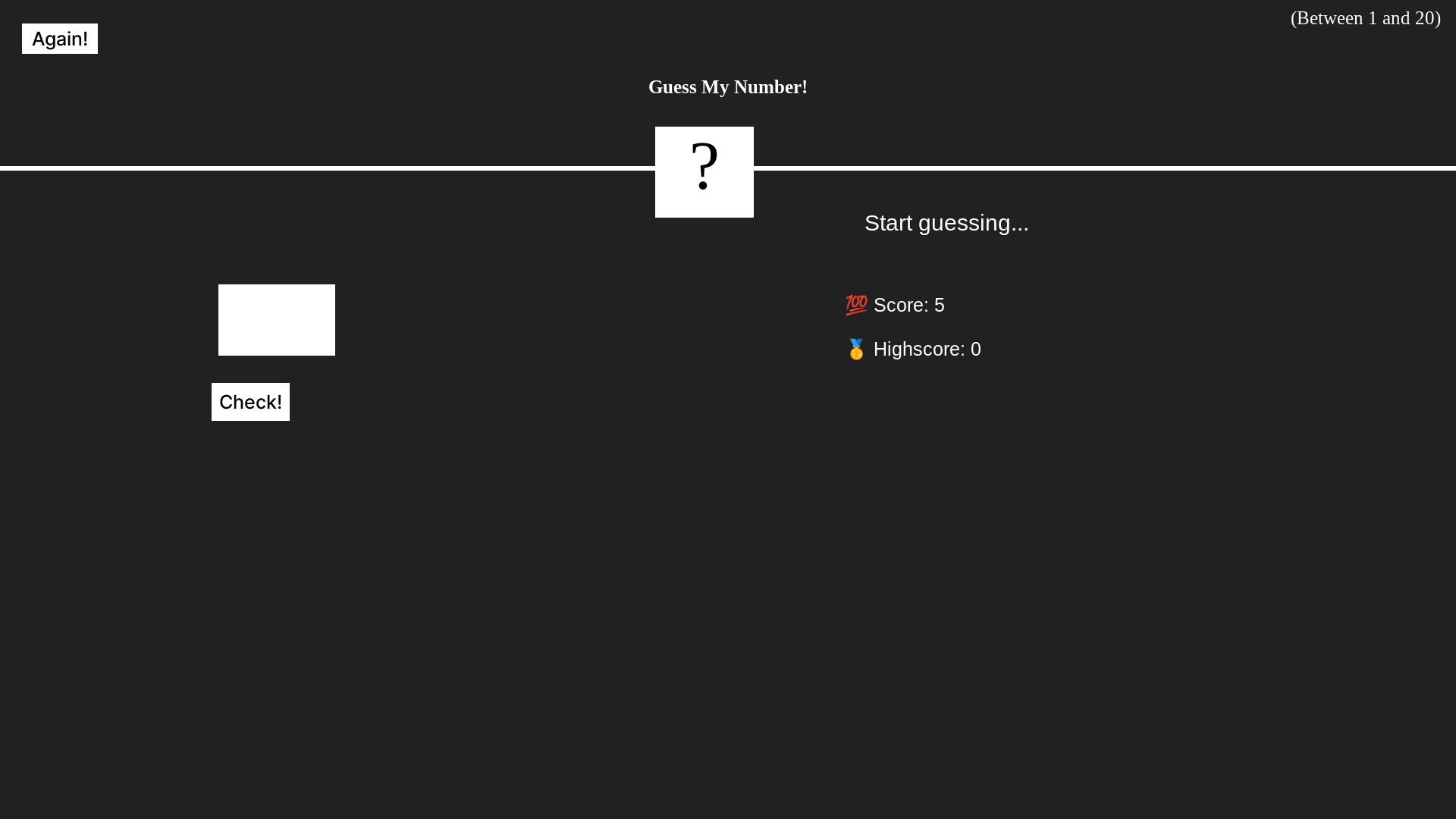 website screenshot of https://guess-my-number-5fx.pages.dev/