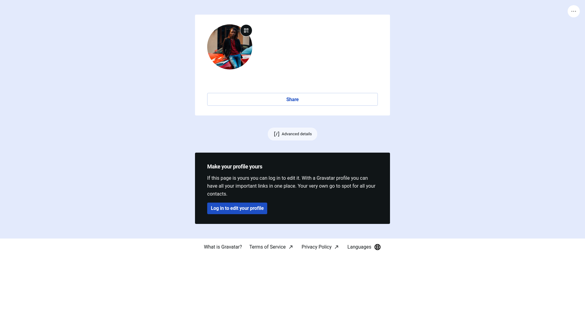 website screenshot of https://dedankennedy.link/