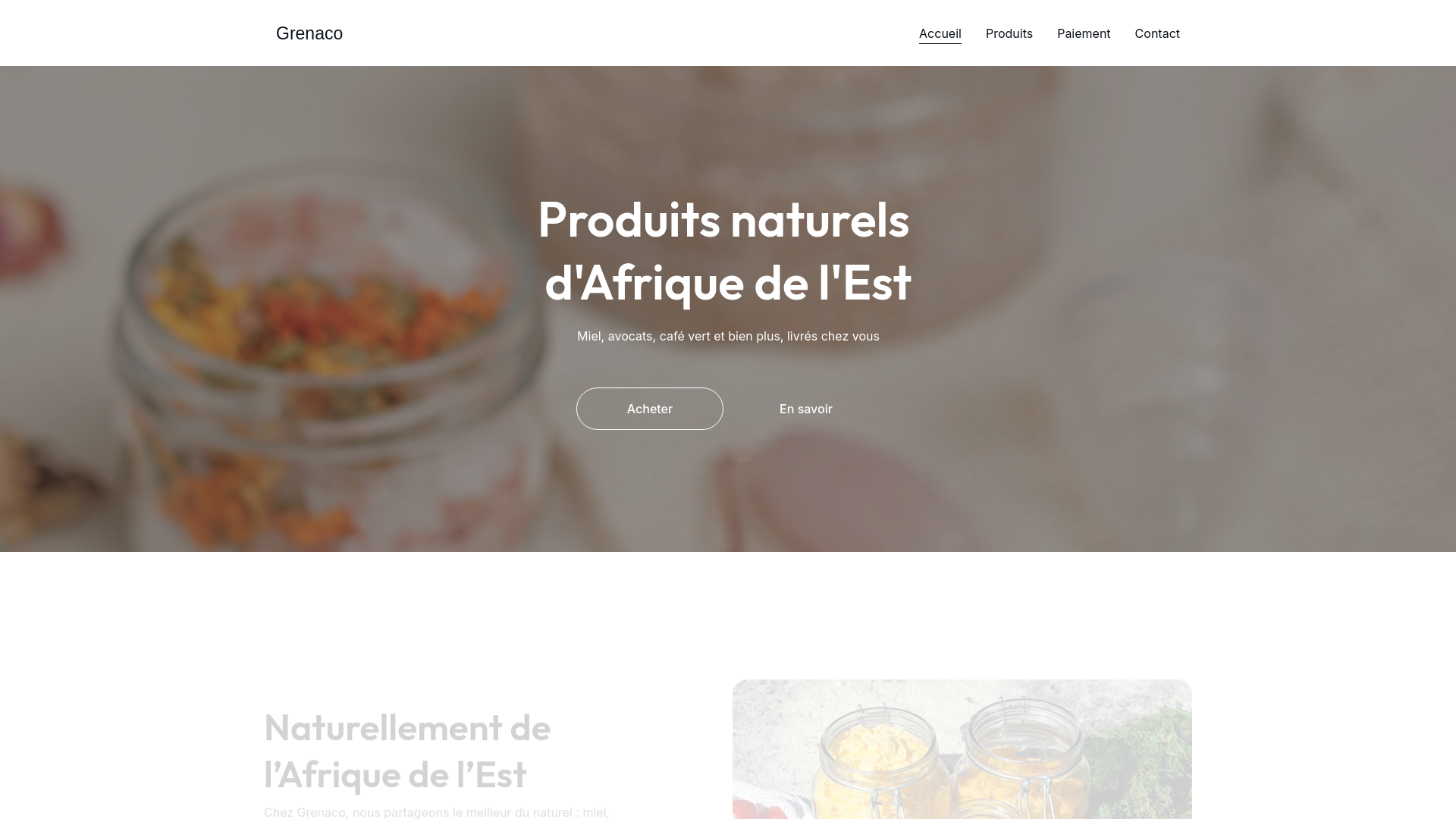 website screenshot of https://natugreen.shop/