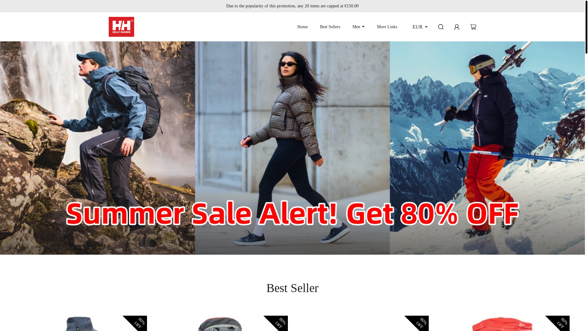 website screenshot of https://hellyhanwarehousesale.com/