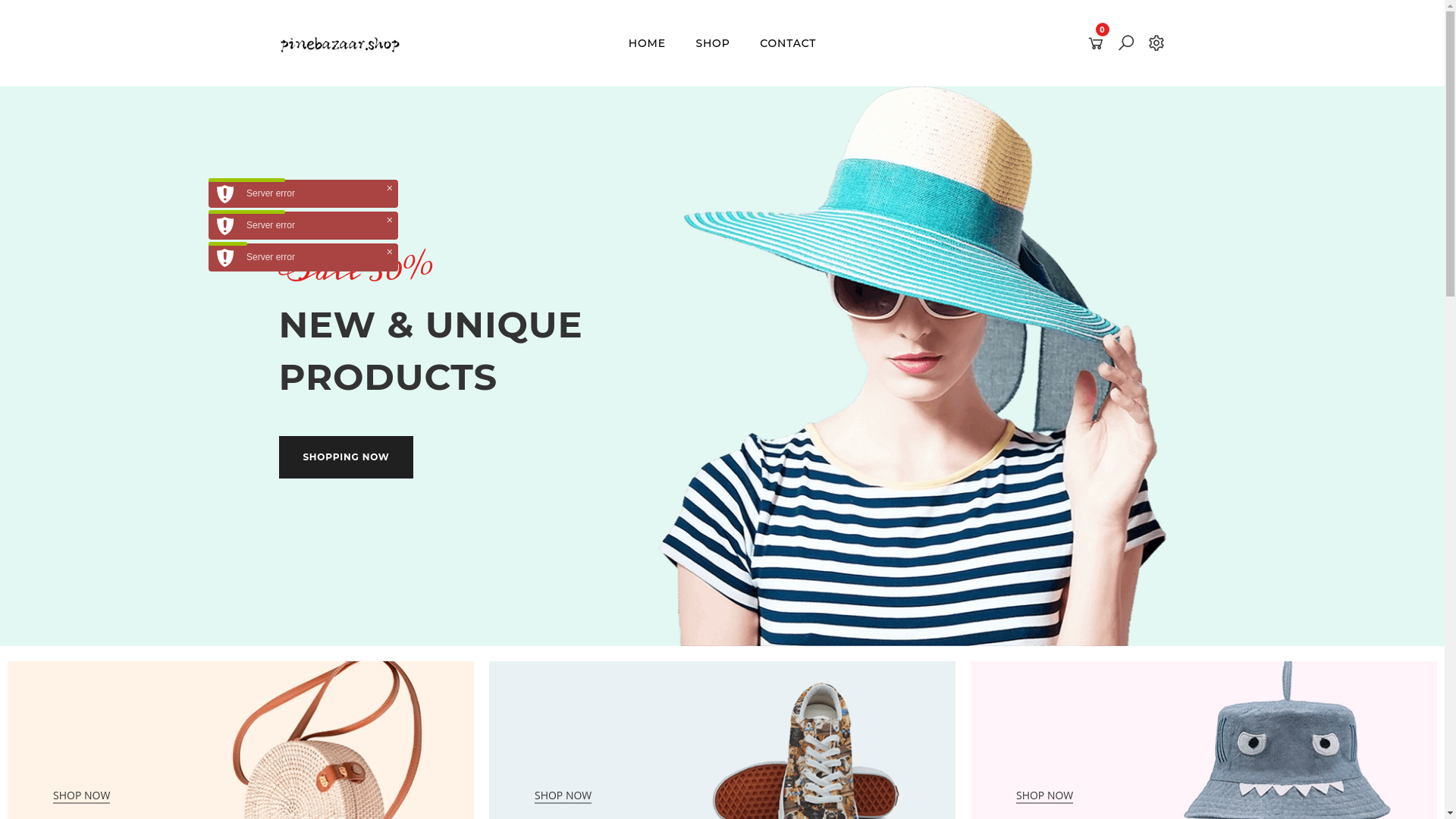 website screenshot of https://pinebazaar.pages.dev/