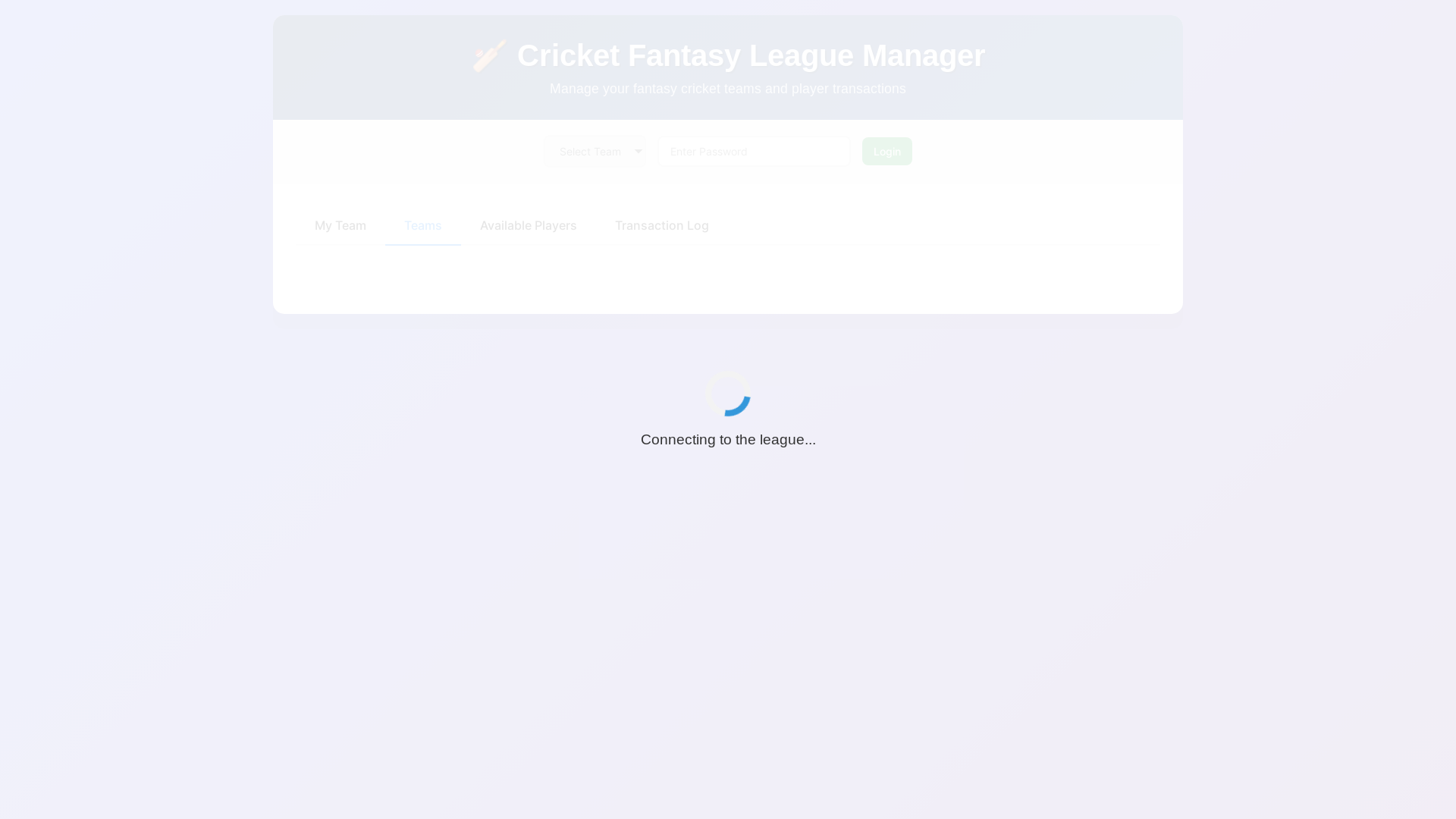 website screenshot of https://ctfantasyapp.pages.dev/
