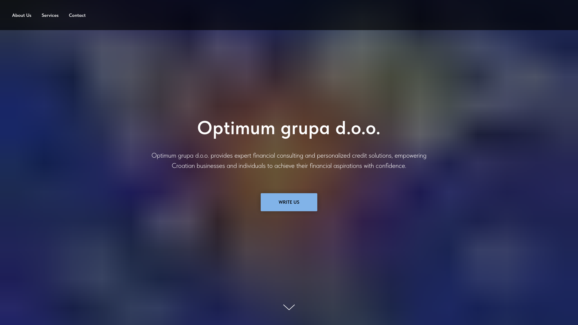 website screenshot of https://optimumgrupadoo.com/