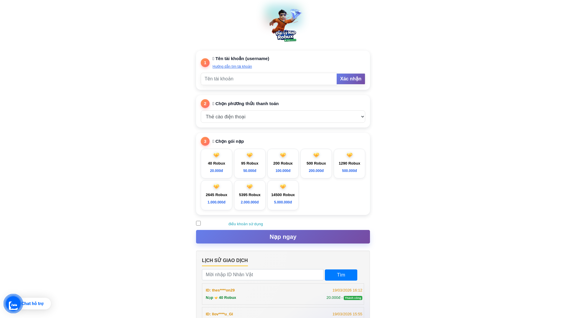 website screenshot of https://naproblox.id/