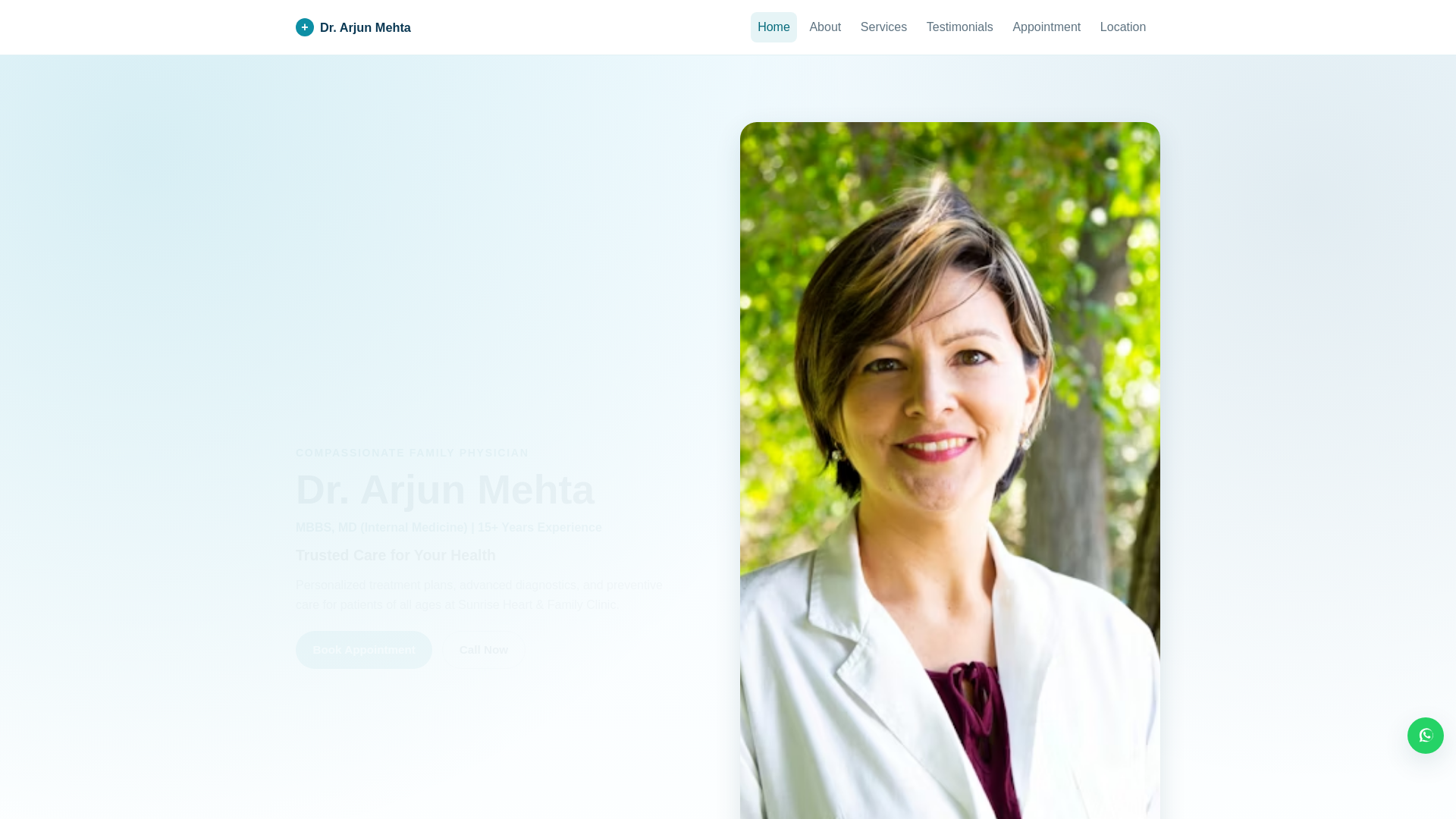 website screenshot of https://doctor-3wo.pages.dev/