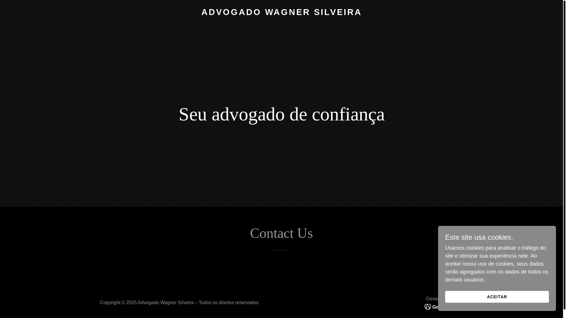 website screenshot of https://advogadowagnersilveira.site/