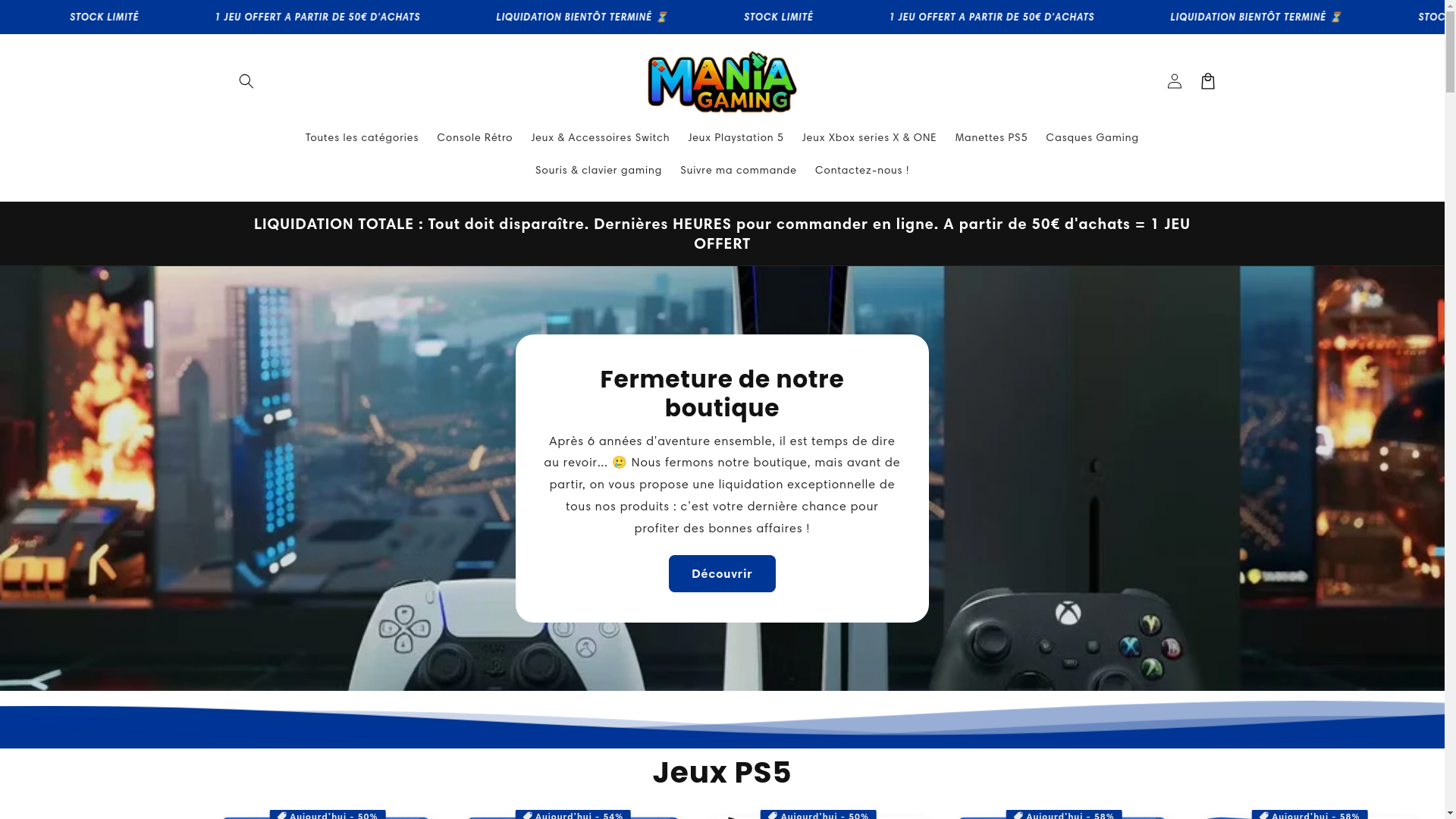 website screenshot of https://respawngaming.fr/