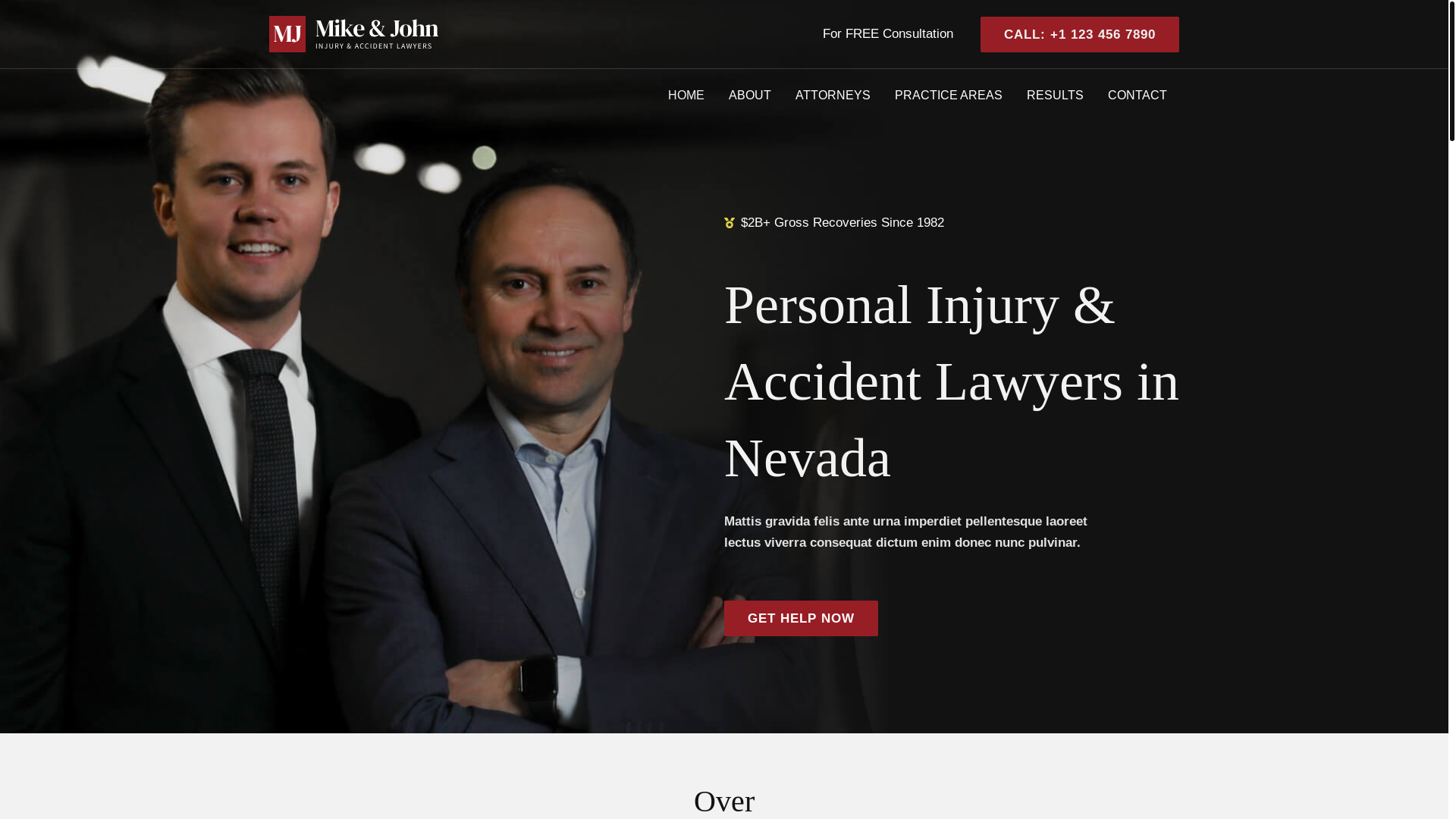 website screenshot of https://rgalawyers.com/