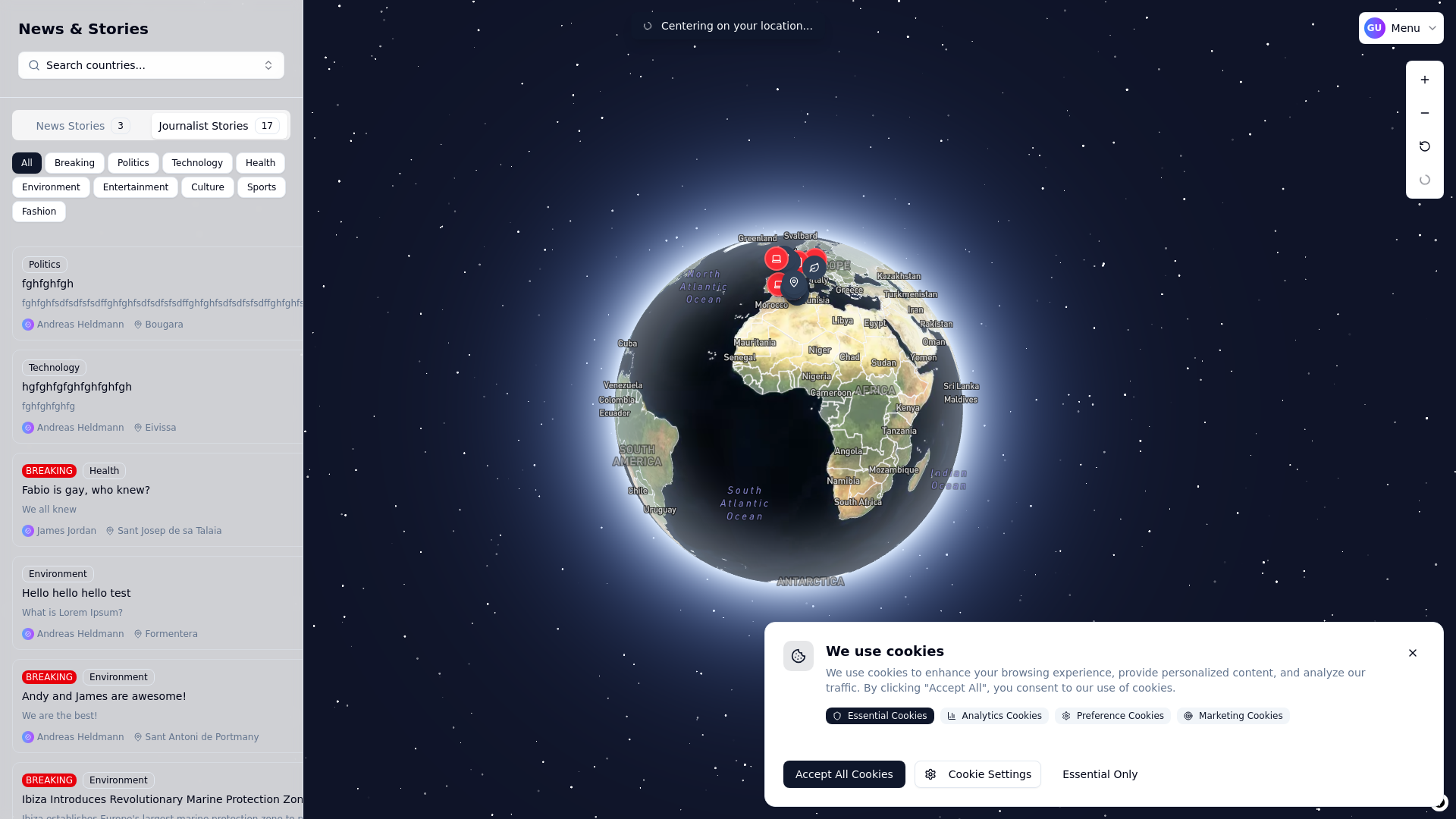 website screenshot of https://sourcenews.app/