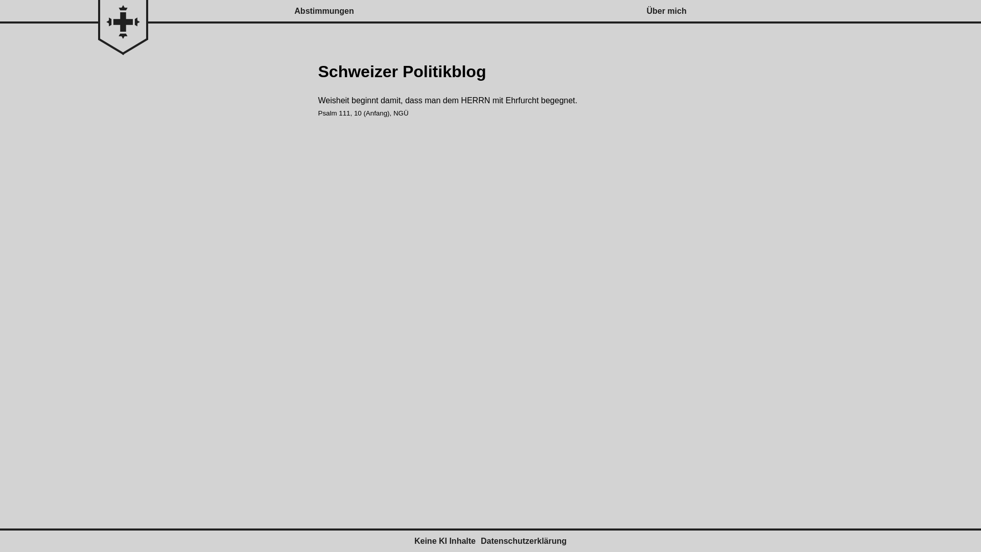 website screenshot of https://ehrfurcht.ch/