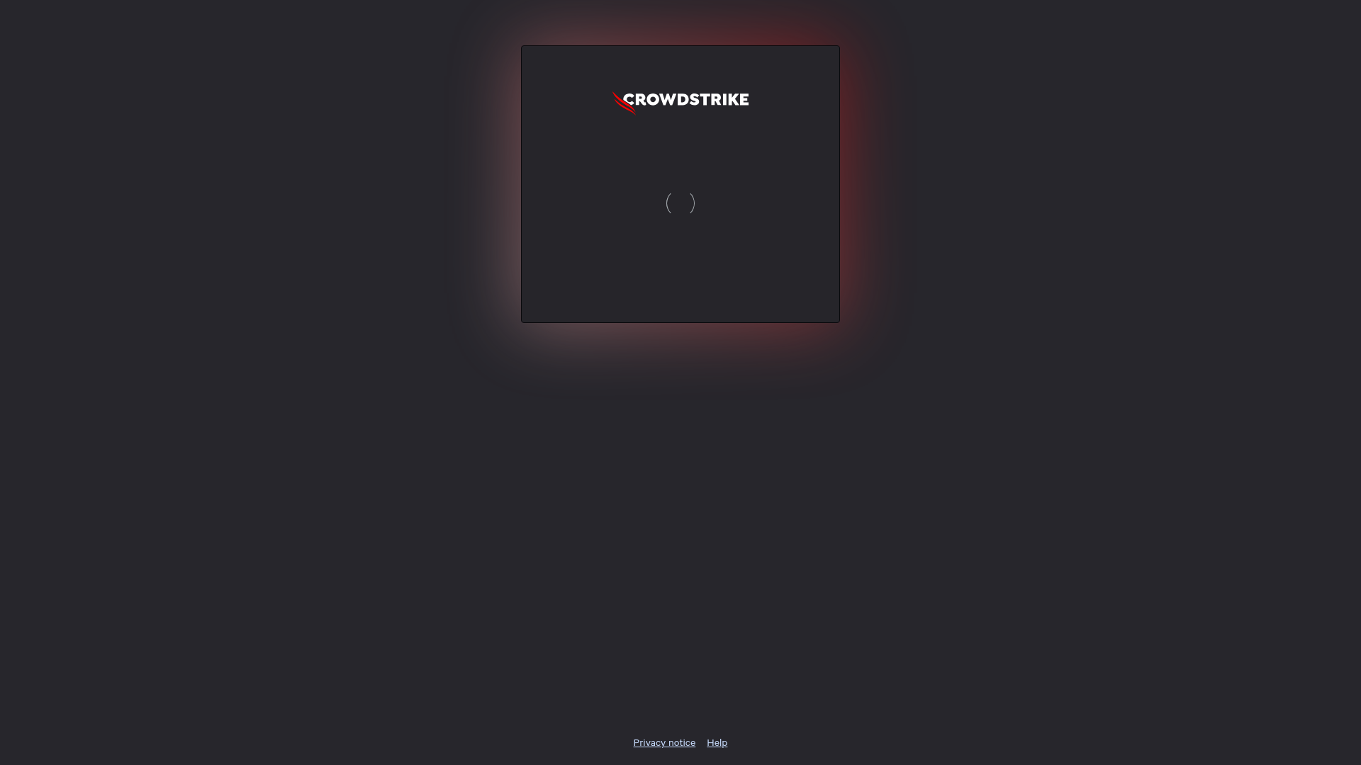 website screenshot of https://falcon.eu-1.crowdstrike.com/1f5b5555-8841-4a32-9dc4-935061c48424
